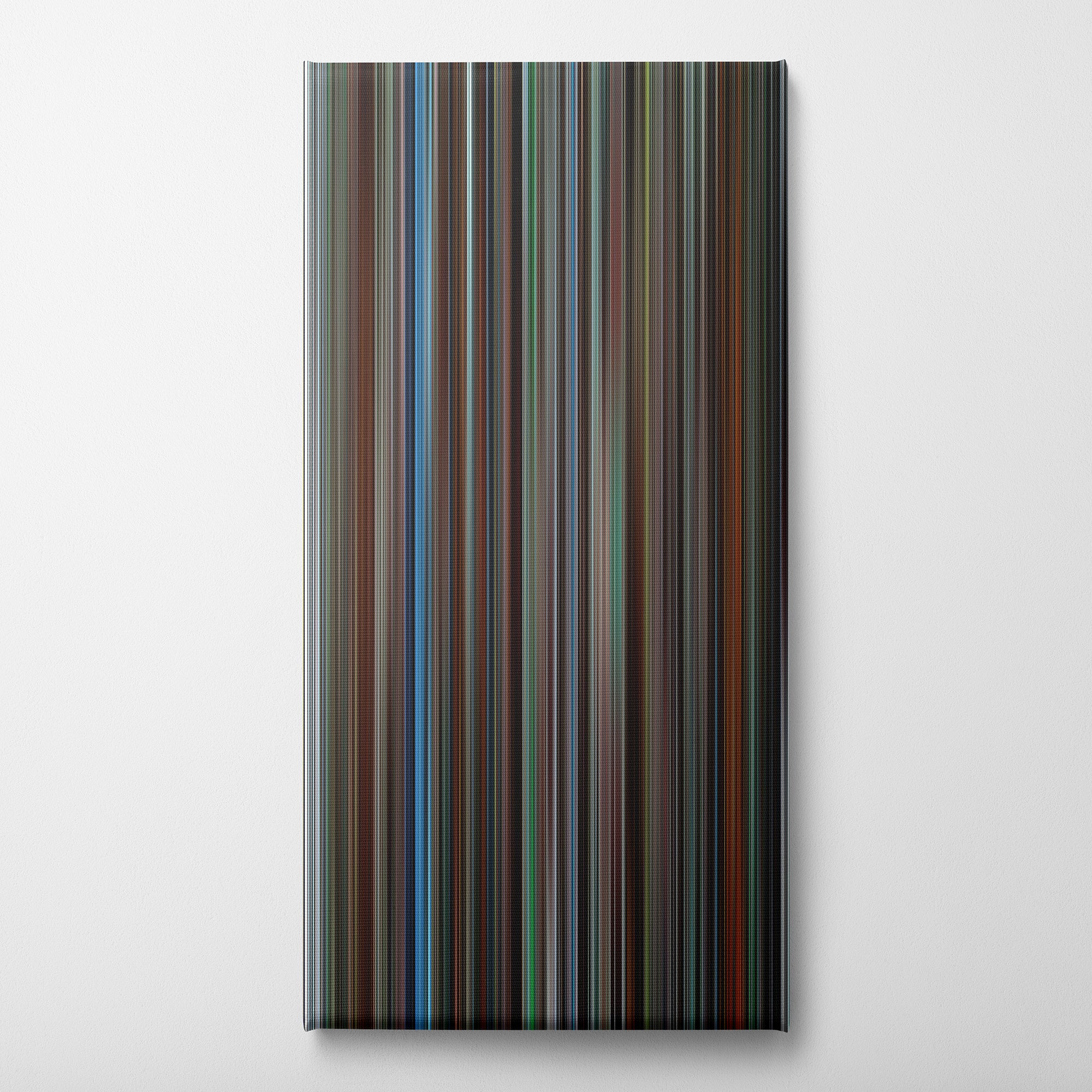 Insomnia (2002) CineSpectrum Color Spectrum Canvas Print - Vertical on Wall