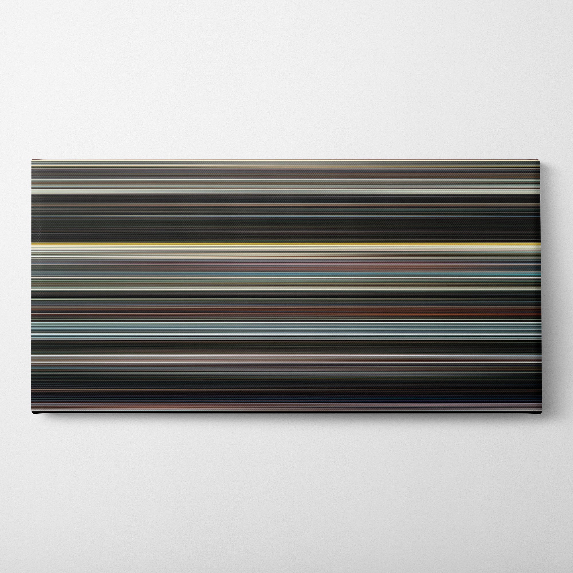 Iron Man (2008) CineSpectrum Color Spectrum Canvas Print - Horizontal on Wall