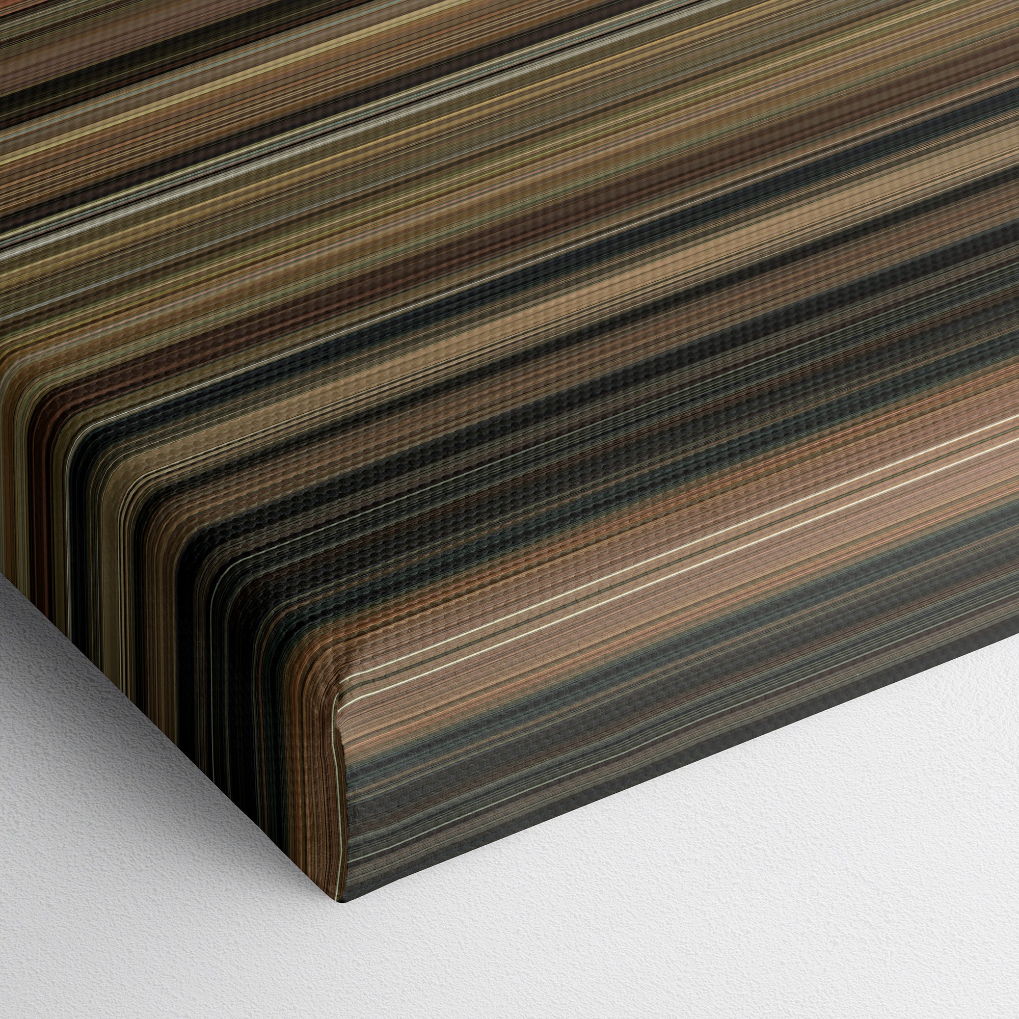 It's a Wonderful Life (1946) CineSpectrum Color Spectrum Canvas Print - Close Up of Bottom of Print