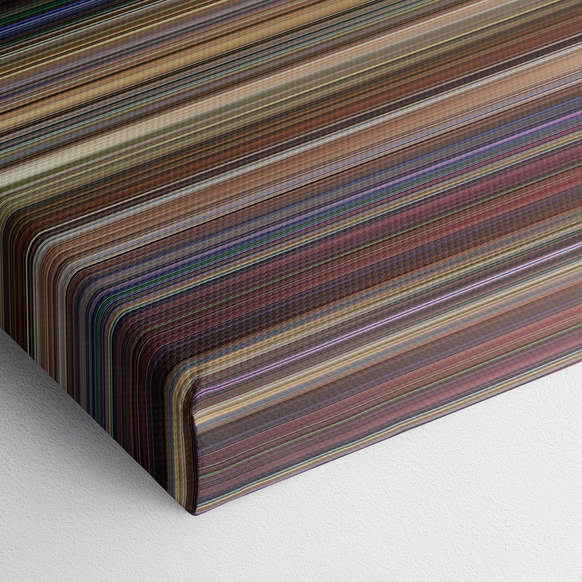 Jay and Silent Bob Strike Back (2001) CineSpectrum Color Spectrum Canvas Print - Close Up of Bottom of Print