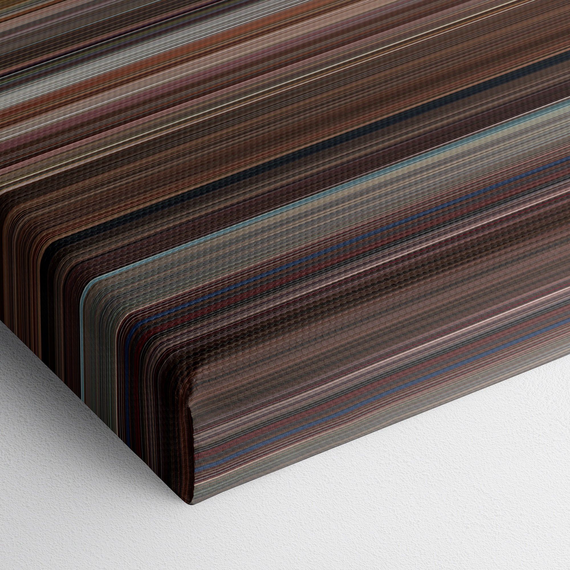 Jersey Girl (2004) CineSpectrum Color Spectrum Canvas Print - Close Up of Bottom of Print