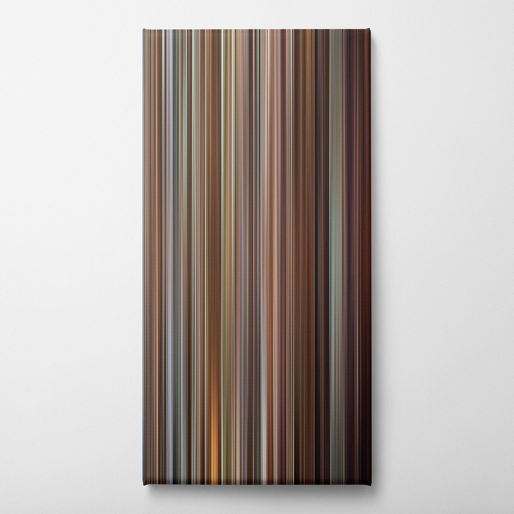 Jersey Girl (2004) CineSpectrum Color Spectrum Canvas Print - Vertical on Wall