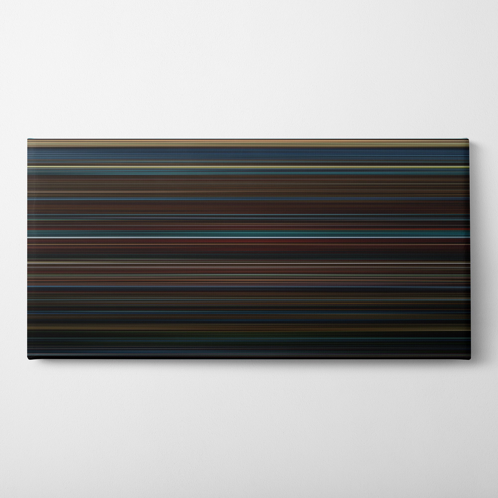 Jigsaw (2017) CineSpectrum Color Spectrum Canvas Print - Horizontal on Wall