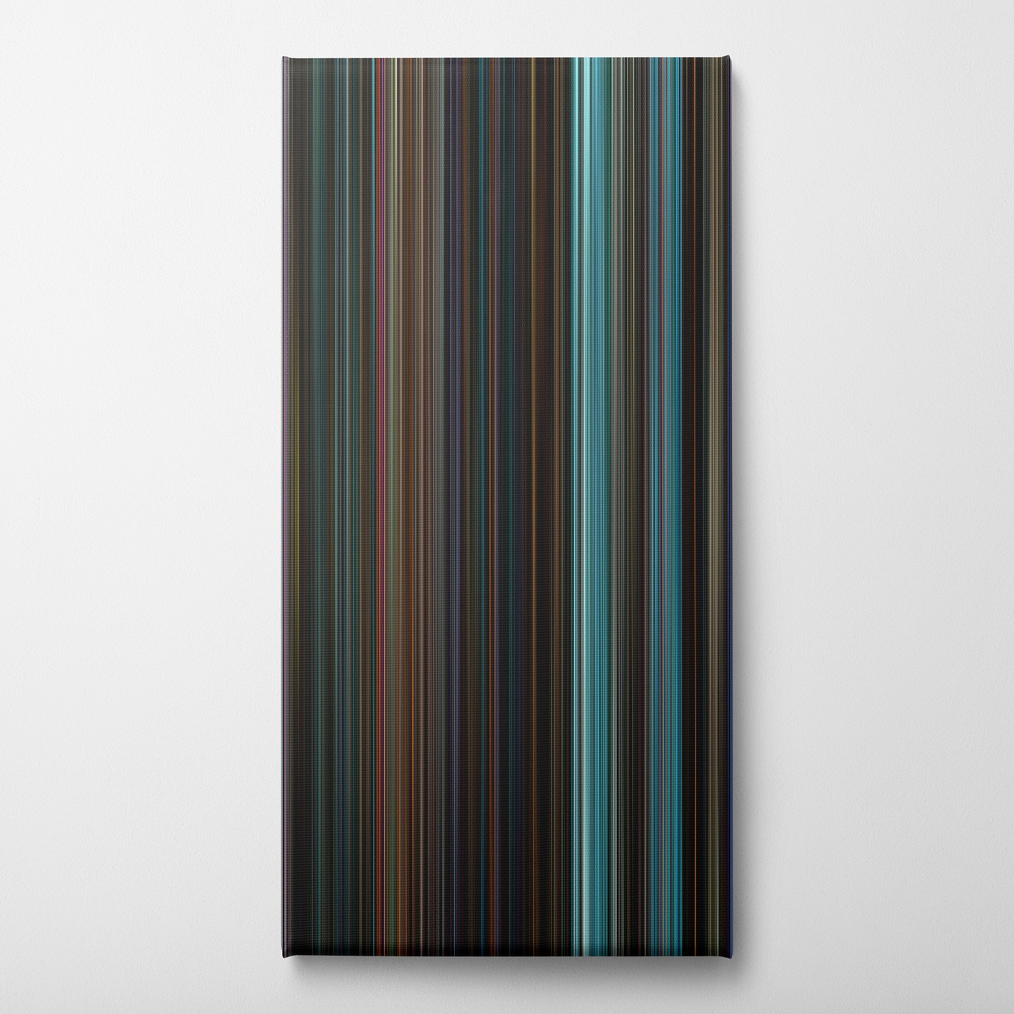 John Wick Chapter 2 (2017) CineSpectrum Color Spectrum Canvas Print - Vertical on Wall