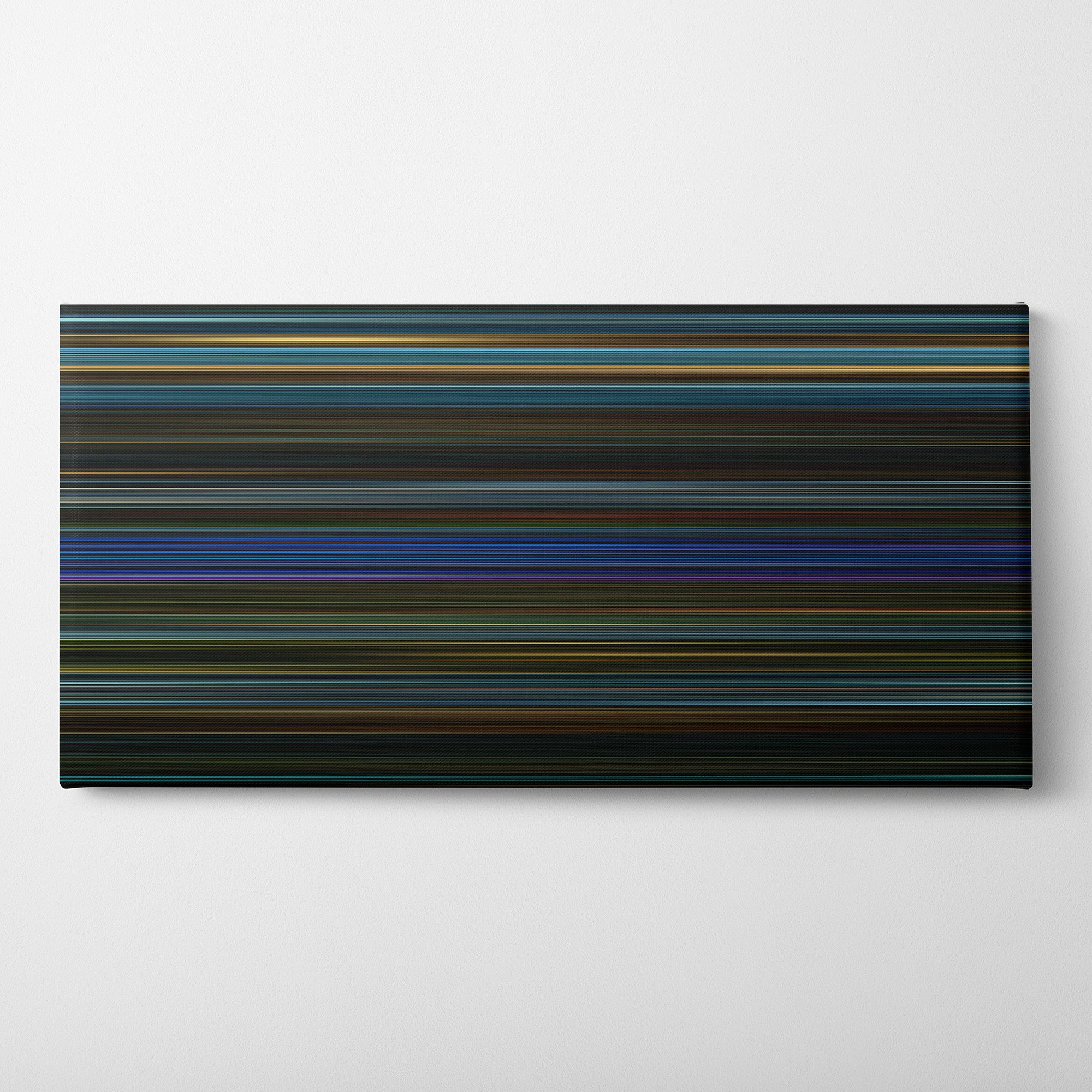 John Wick (2014) CineSpectrum Color Spectrum Canvas Print - Horizontal on Wall