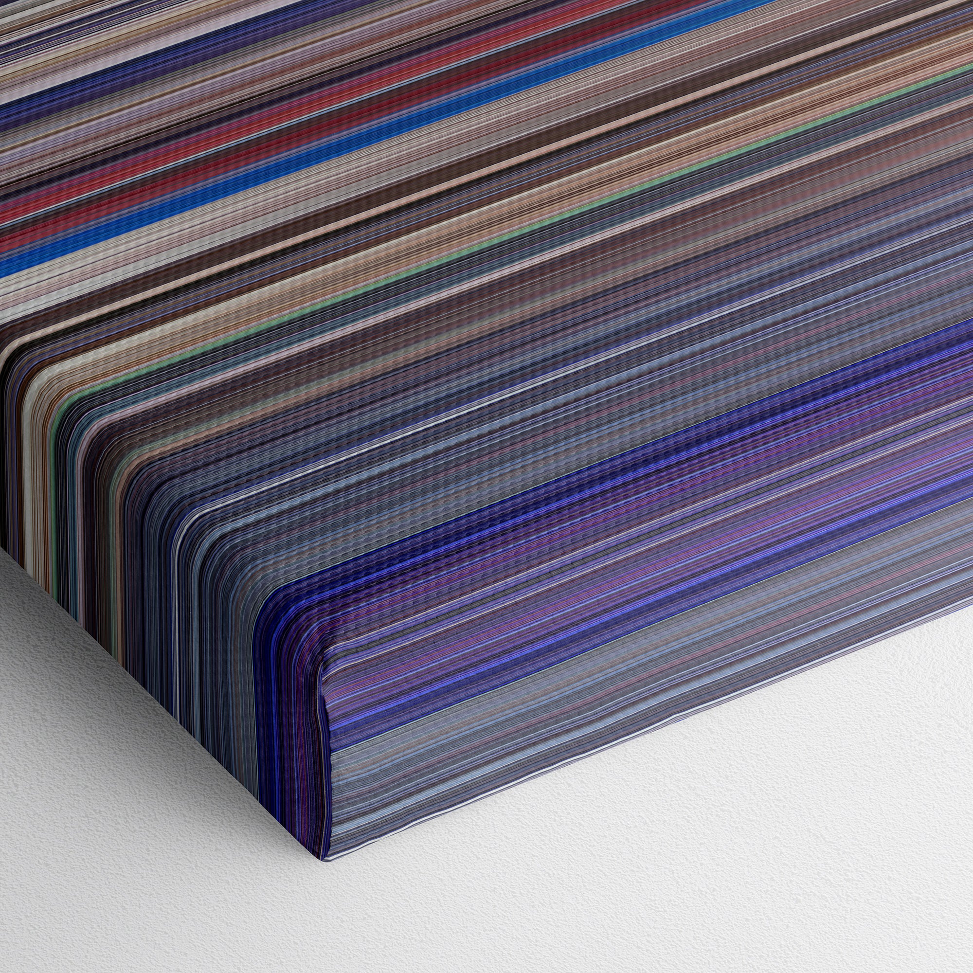 Josie and the Pussycats (2001) CineSpectrum Color Spectrum Canvas Print - Close Up of Bottom of Print