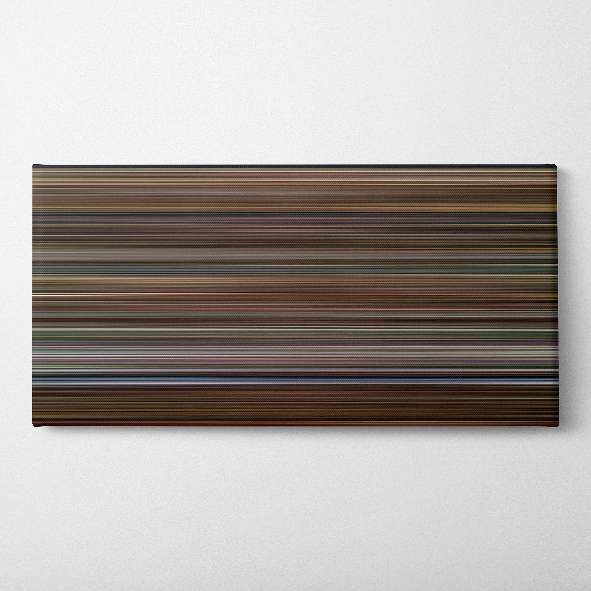 Jumanji (1995) CineSpectrum Color Spectrum Canvas Print - Horizontal on Wall