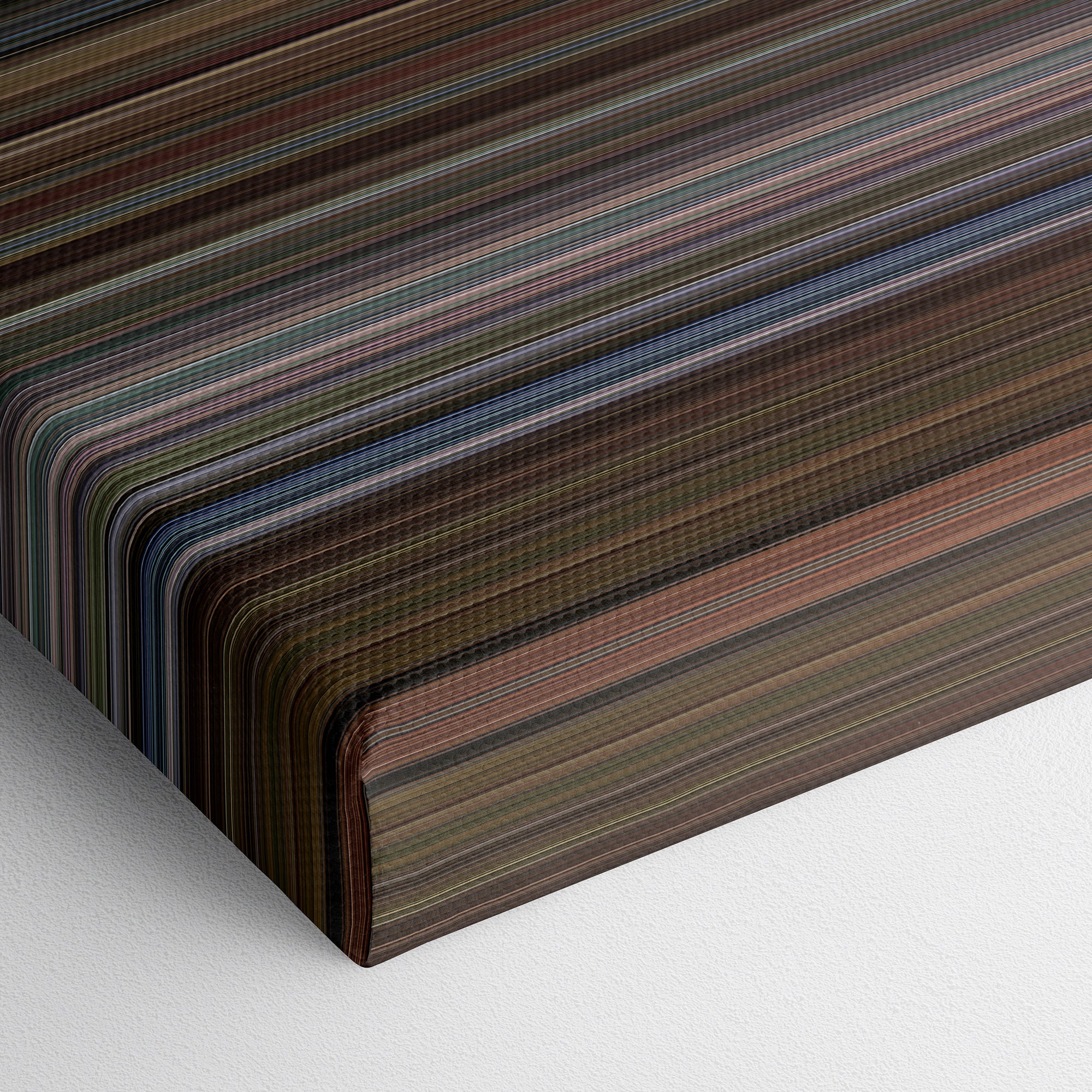 Jumanji (1995) CineSpectrum Color Spectrum Canvas Print - Close Up of Bottom of Print