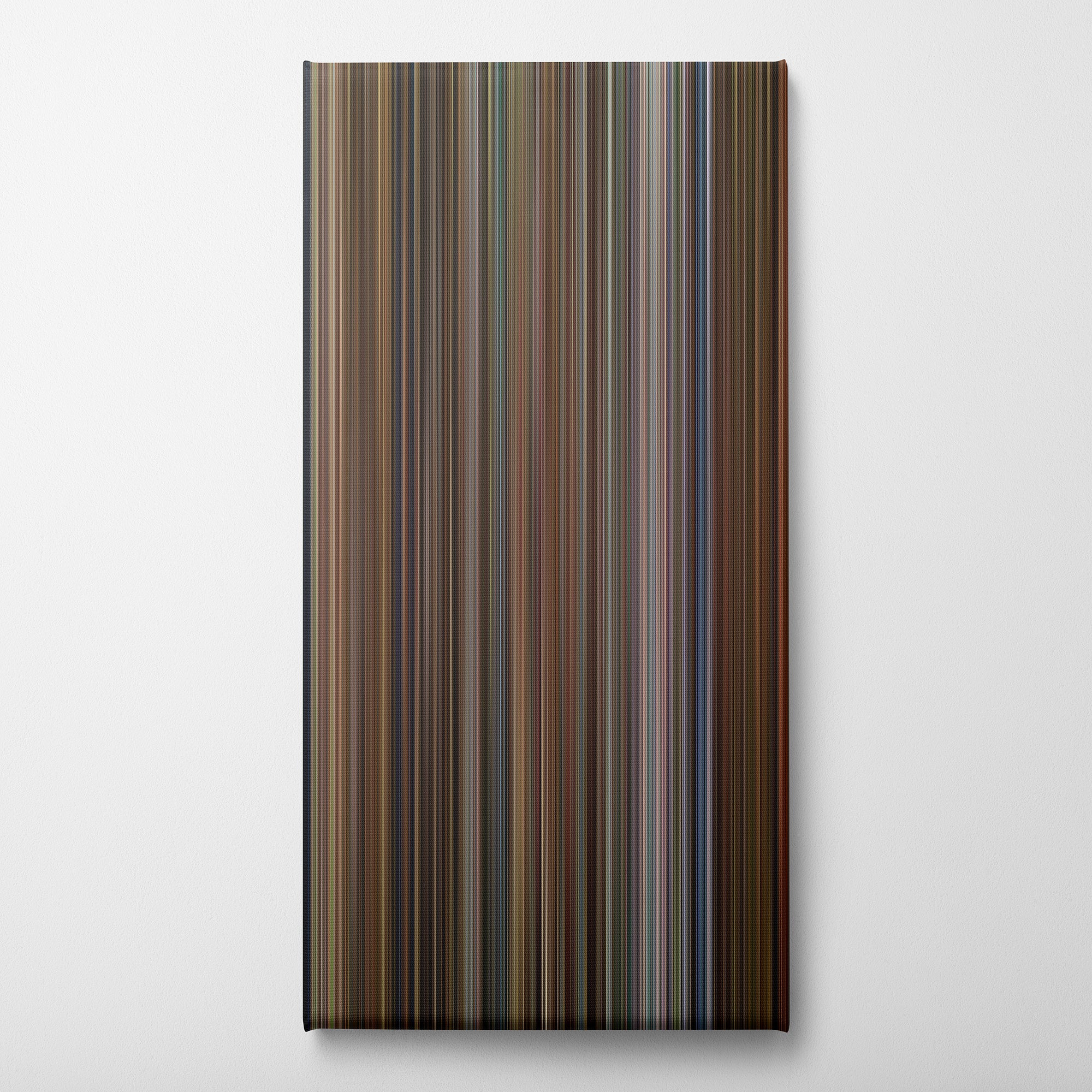 Jumanji (1995) CineSpectrum Color Spectrum Canvas Print - Vertical on Wall