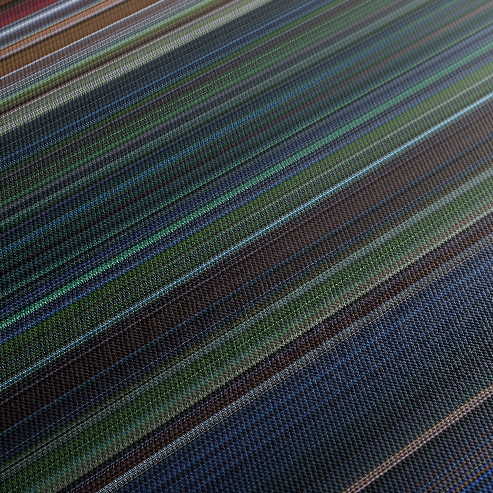 Jurassic Park III (2001) CineSpectrum Color Spectrum Canvas Print - Close Up of Middle of Print