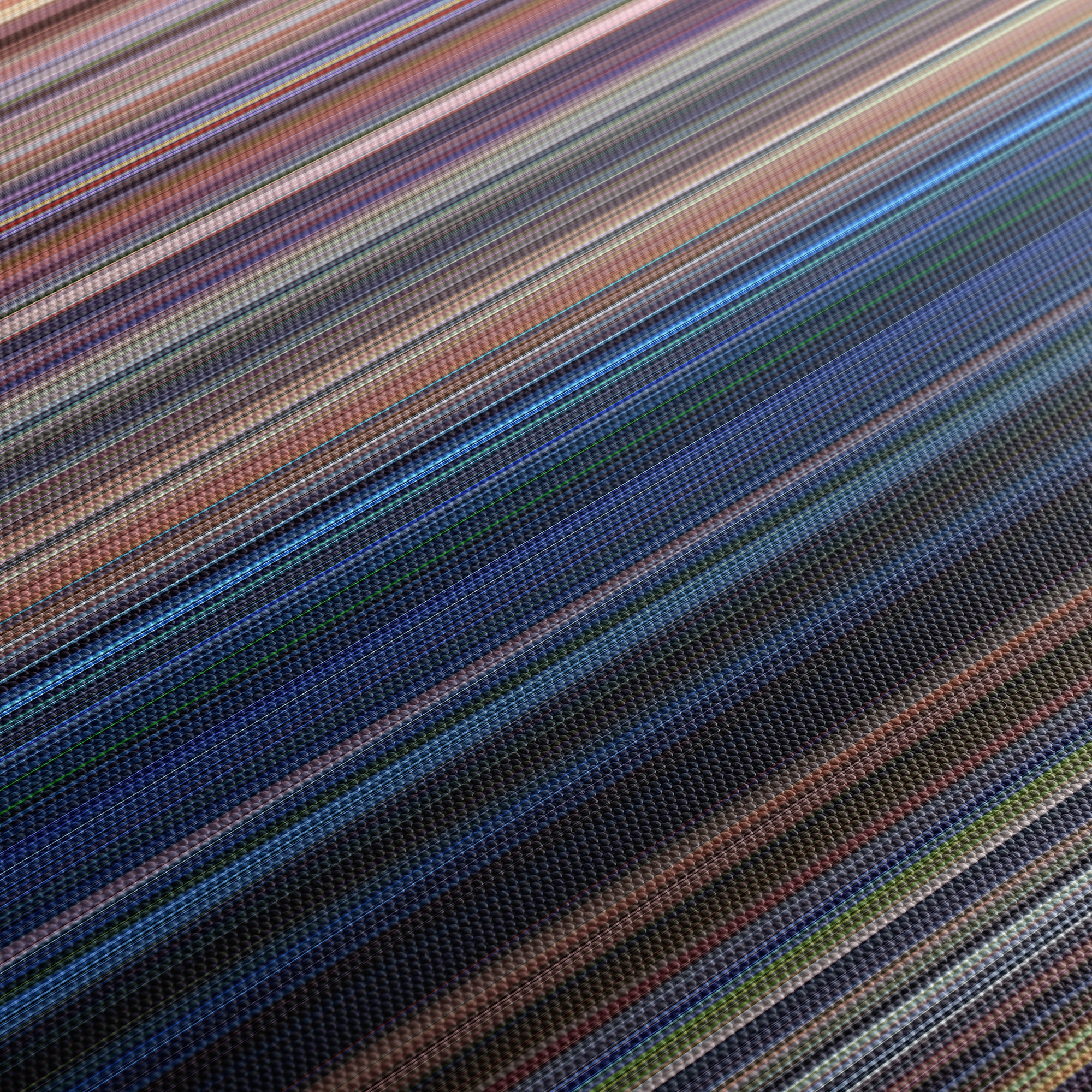 Jurassic Park (1993) CineSpectrum Color Spectrum Canvas Print - Close Up of Middle of Print