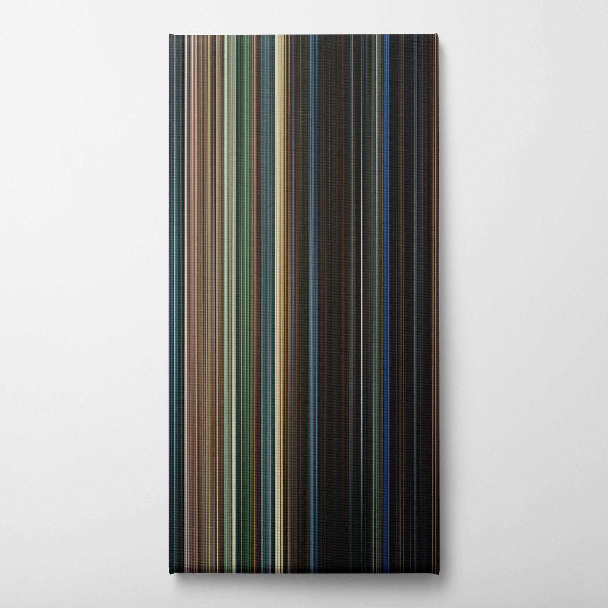 Jurassic World - Fallen Kingdom (2018) CineSpectrum Color Spectrum Canvas Print - Vertical on Wall