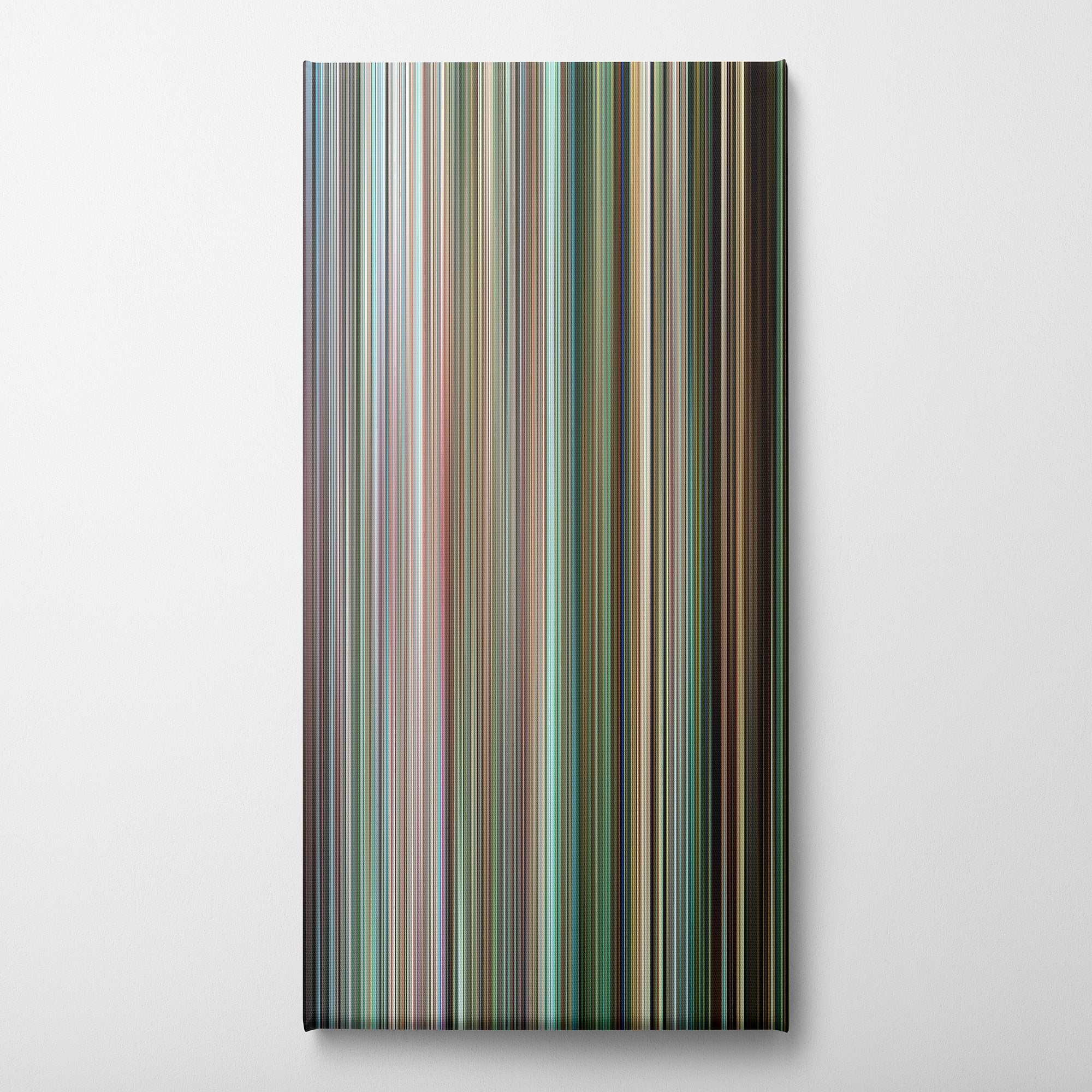 Kids (1995) CineSpectrum Color Spectrum Canvas Print - Vertical on Wall