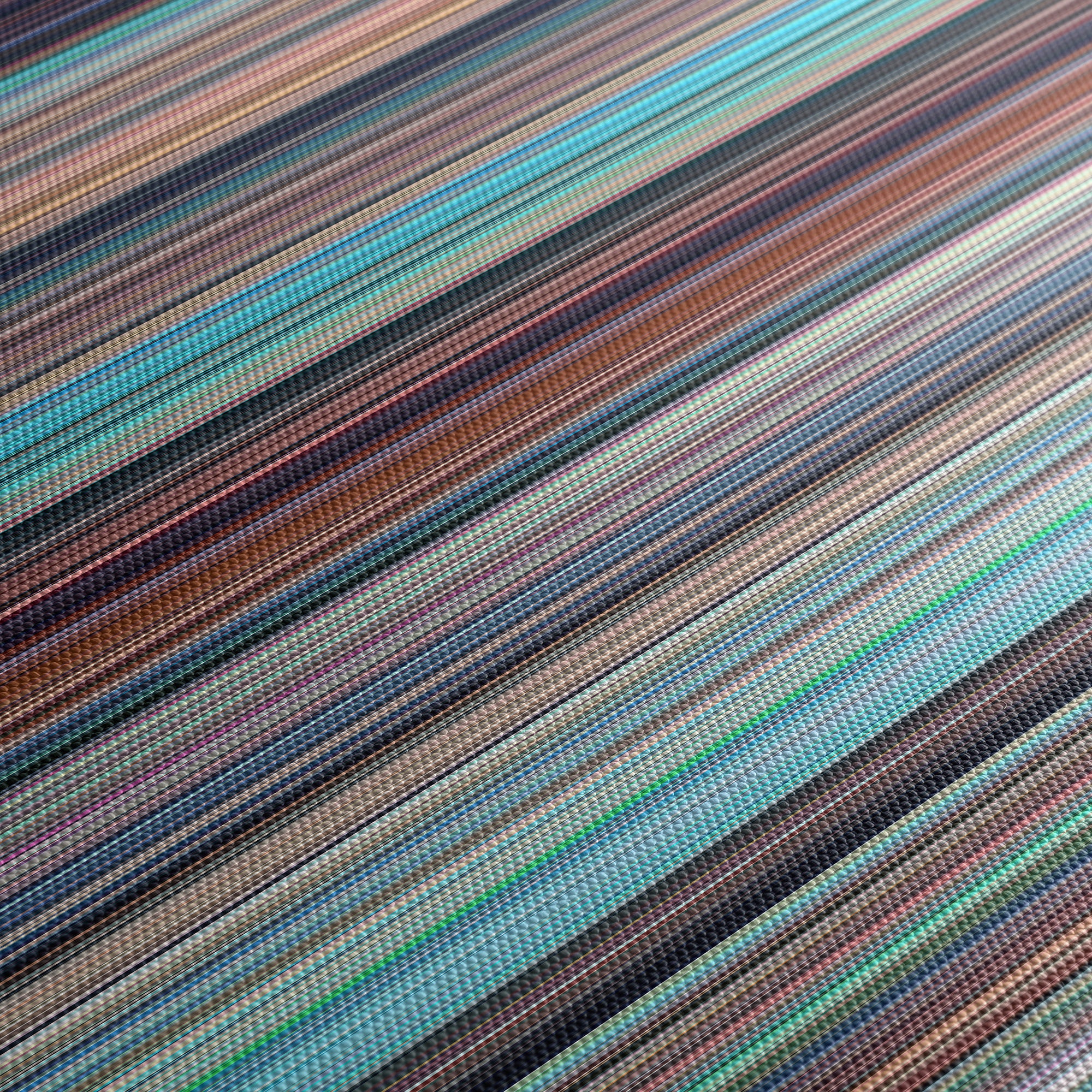 Kiki's Delivery Service (1989) CineSpectrum Color Spectrum Canvas Print - Close Up of Middle of Print