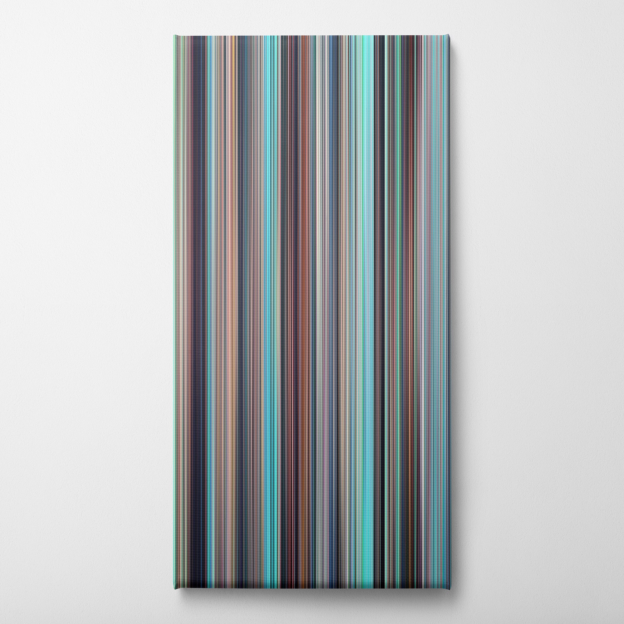 Kiki's Delivery Service (1989) CineSpectrum Color Spectrum Canvas Print - Vertical on Wall