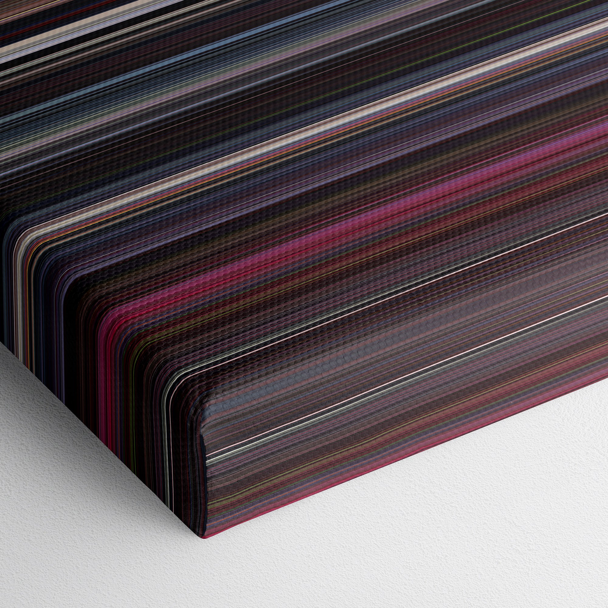 Killer Klowns from Outer Space (1988) CineSpectrum Color Spectrum Canvas Print - Close Up of Bottom of Print