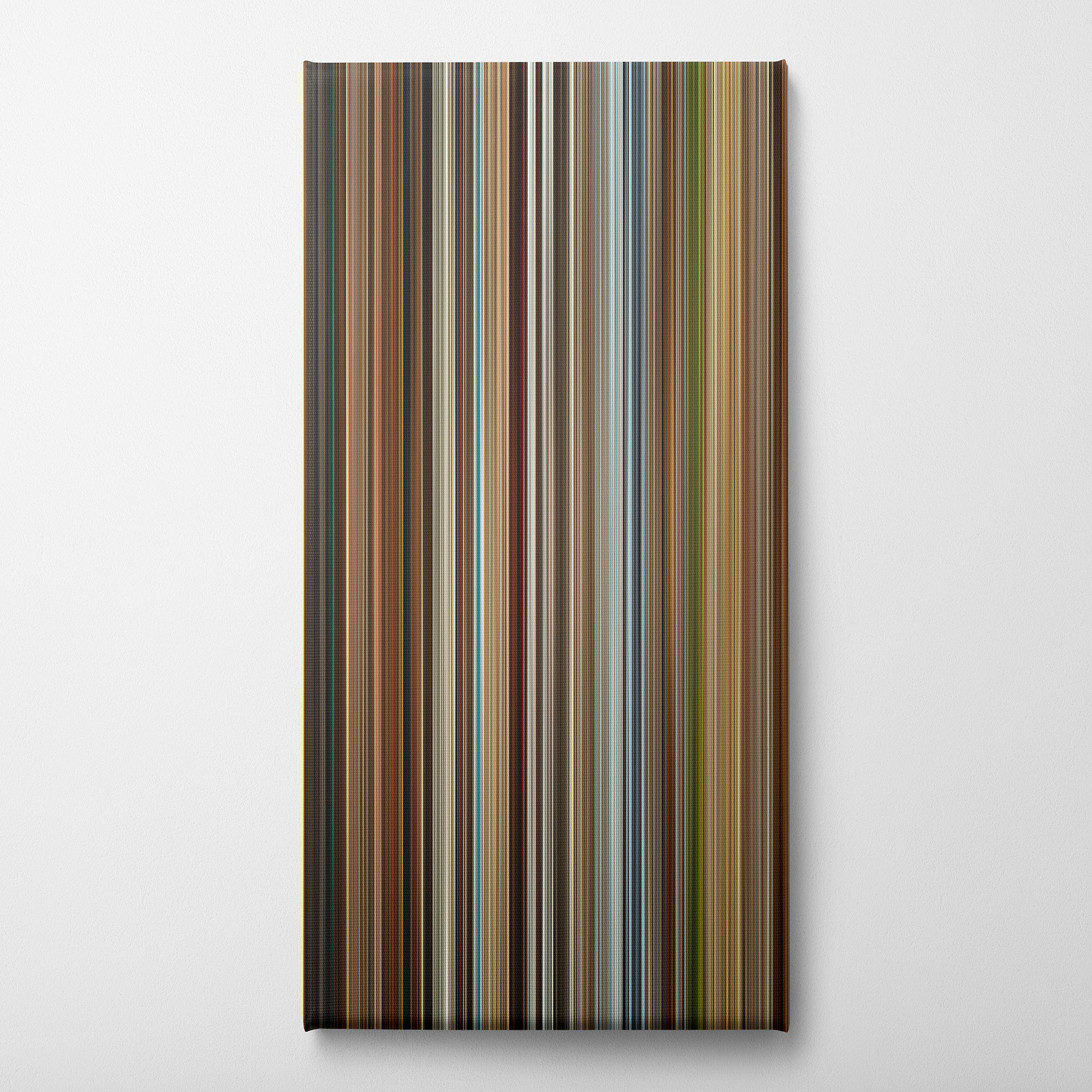 Kingsman - The Golden Circle (2017) CineSpectrum Color Spectrum Canvas Print - Vertical on Wall