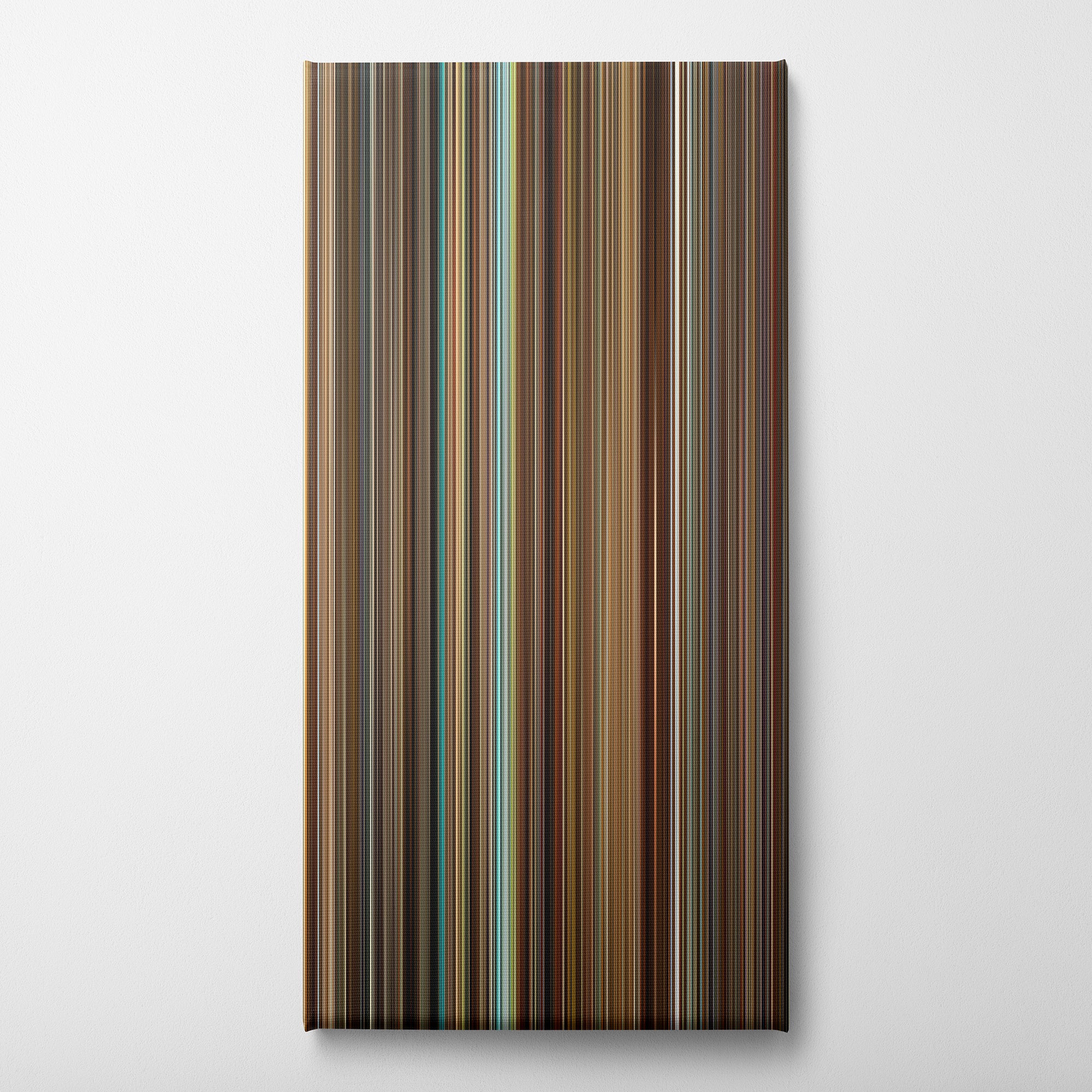Kingsman - The Secret Service (2014) CineSpectrum Color Spectrum Canvas Print - Vertical on Wall