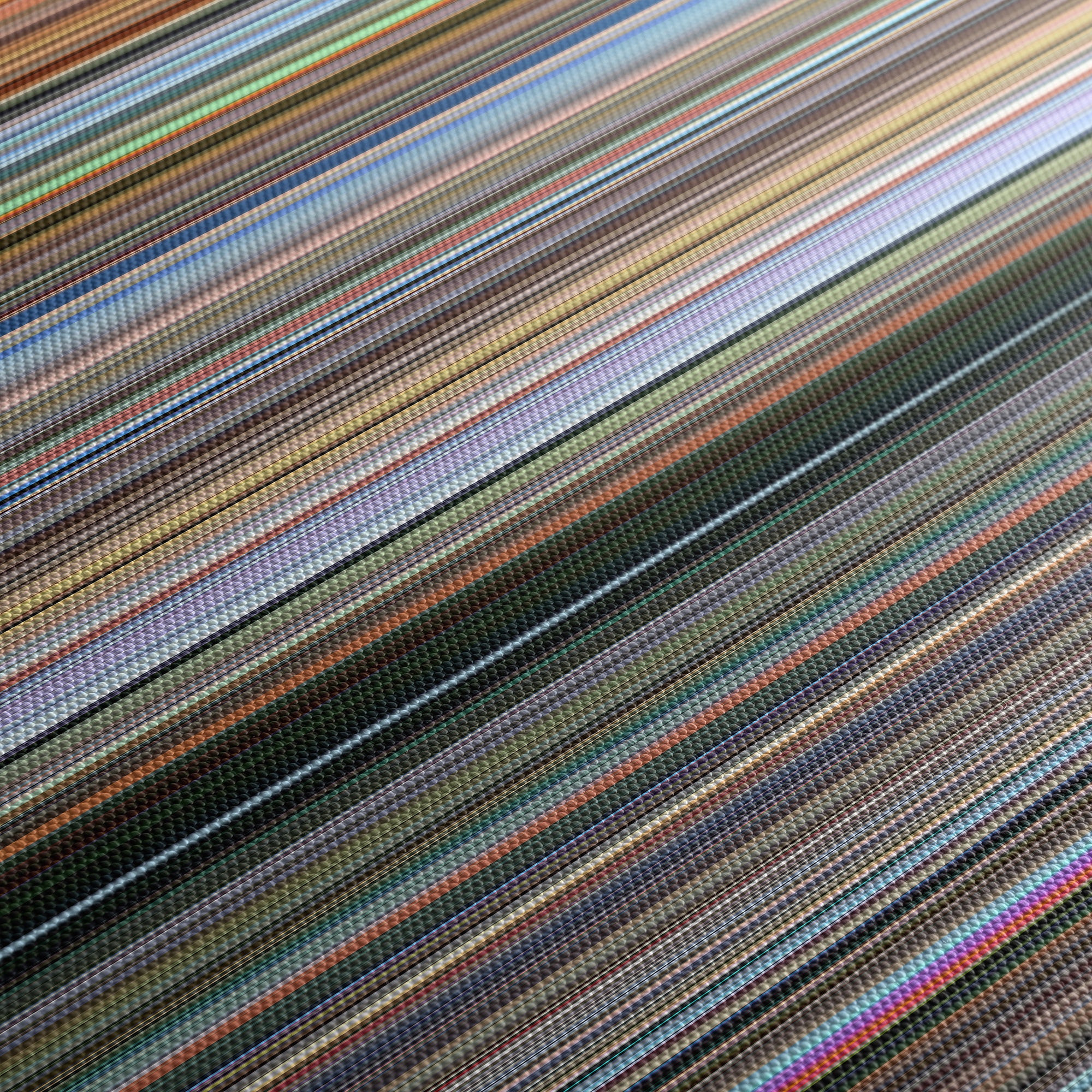 Koyaanisqatsi (1982) CineSpectrum Color Spectrum Canvas Print - Close Up of Middle of Print