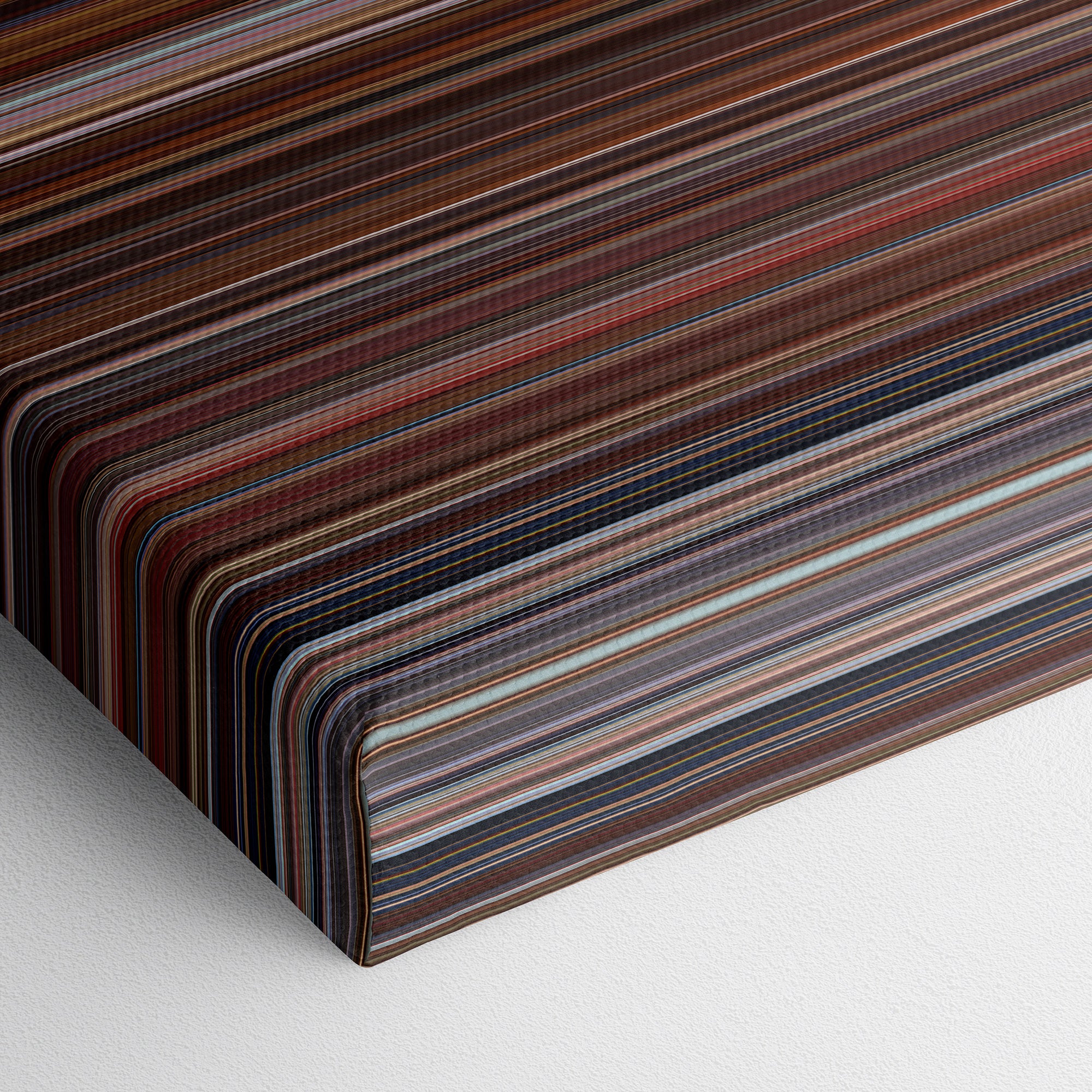 Kundun (1997) CineSpectrum Color Spectrum Canvas Print - Close Up of Bottom of Print