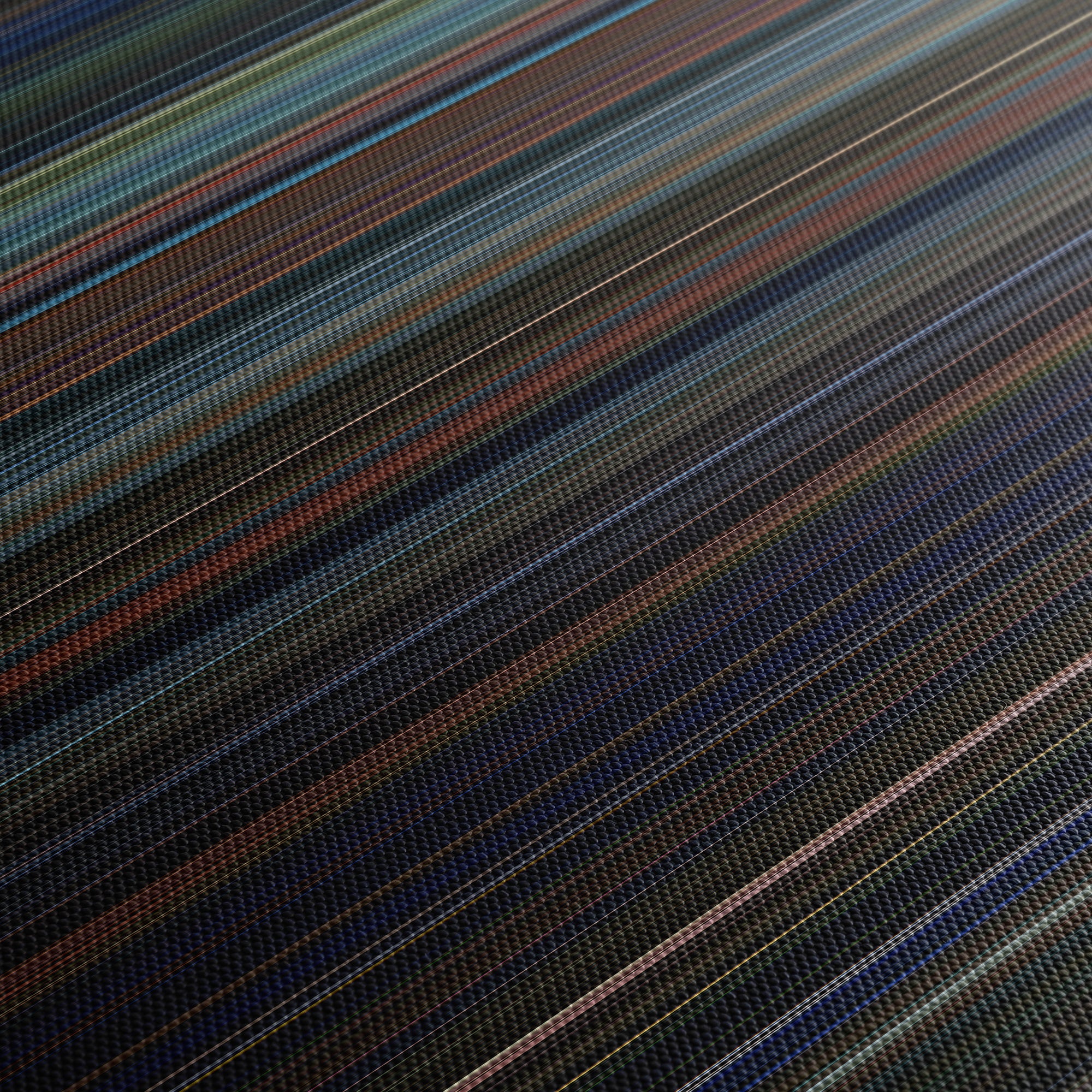 Land Of The Dead (2005) CineSpectrum Color Spectrum Canvas Print - Close Up of Middle of Print