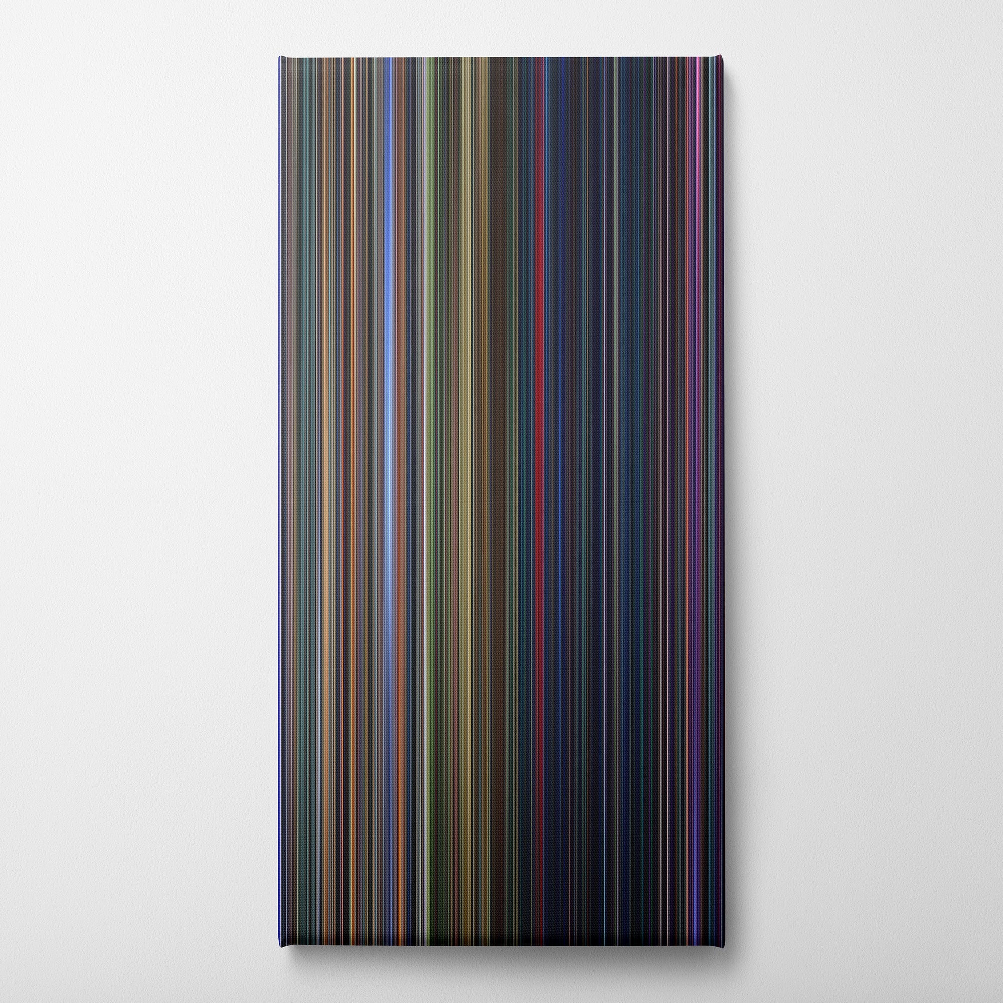 Lightyear (2022) CineSpectrum Color Spectrum Canvas Print - Vertical on Wall