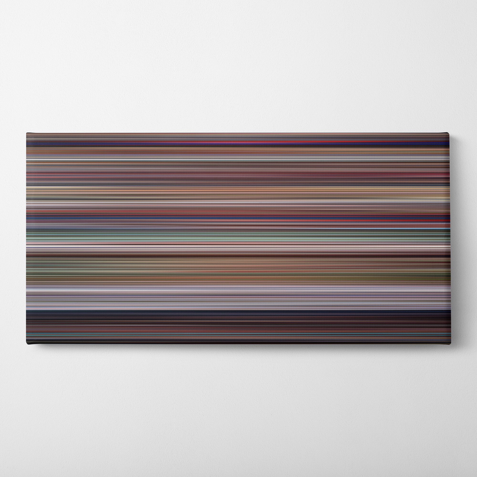 Live and Let Die (1973) CineSpectrum Color Spectrum Canvas Print - Horizontal on Wall