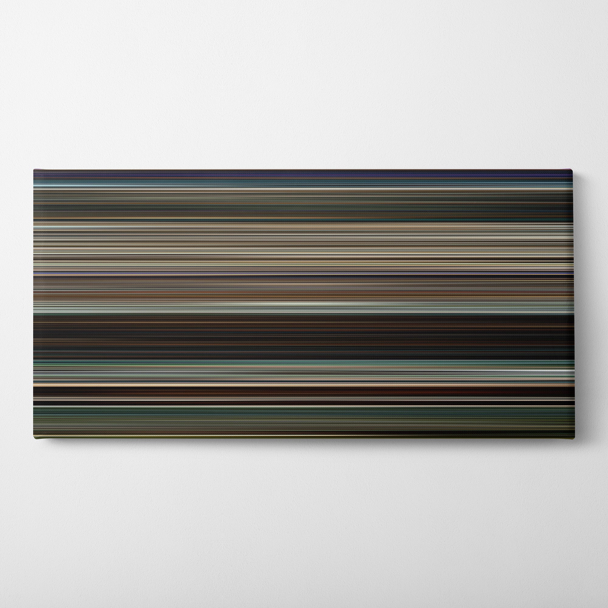 Logan (2017) CineSpectrum Color Spectrum Canvas Print - Horizontal on Wall