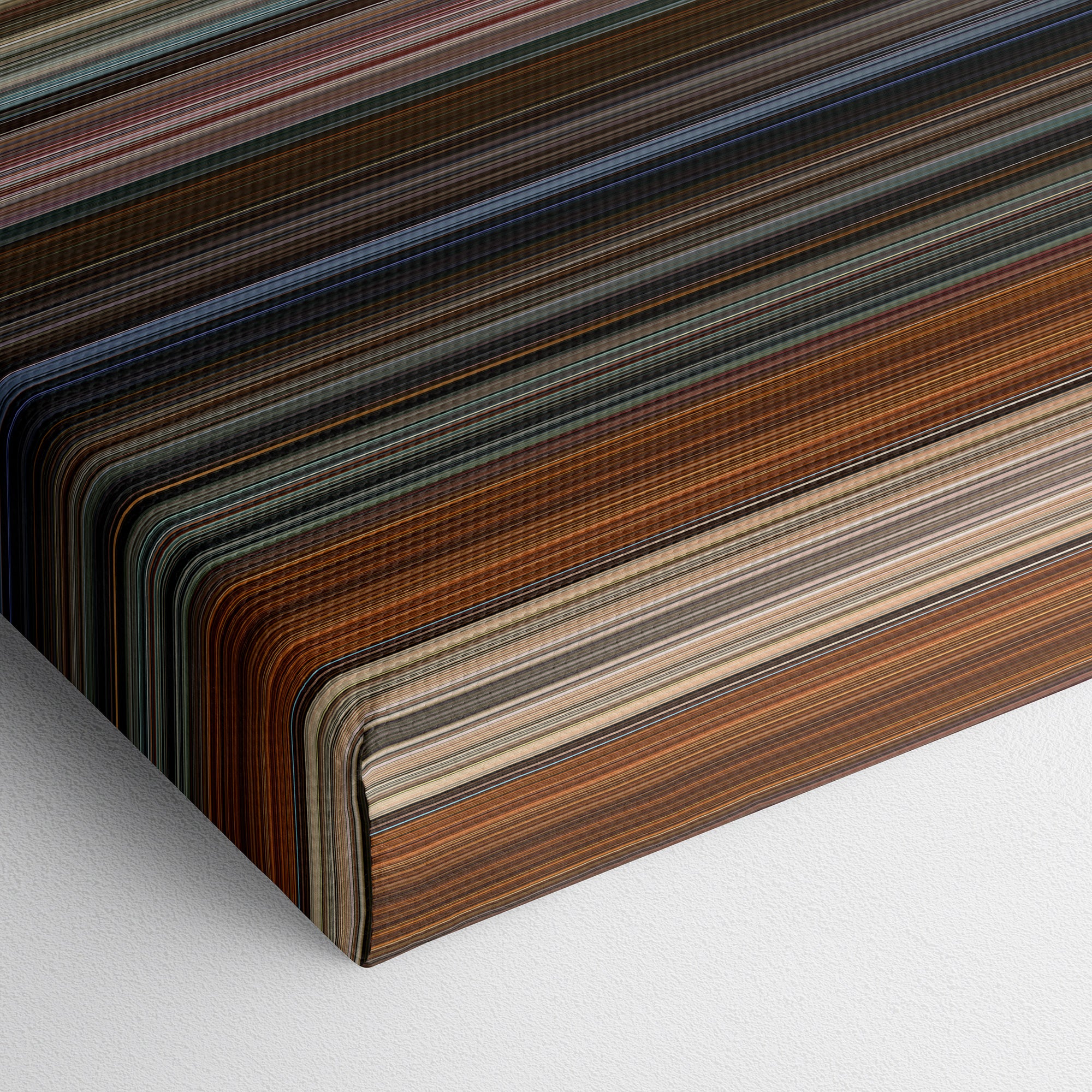 MacGruber (2010) CineSpectrum Color Spectrum Canvas Print - Close Up of Bottom of Print