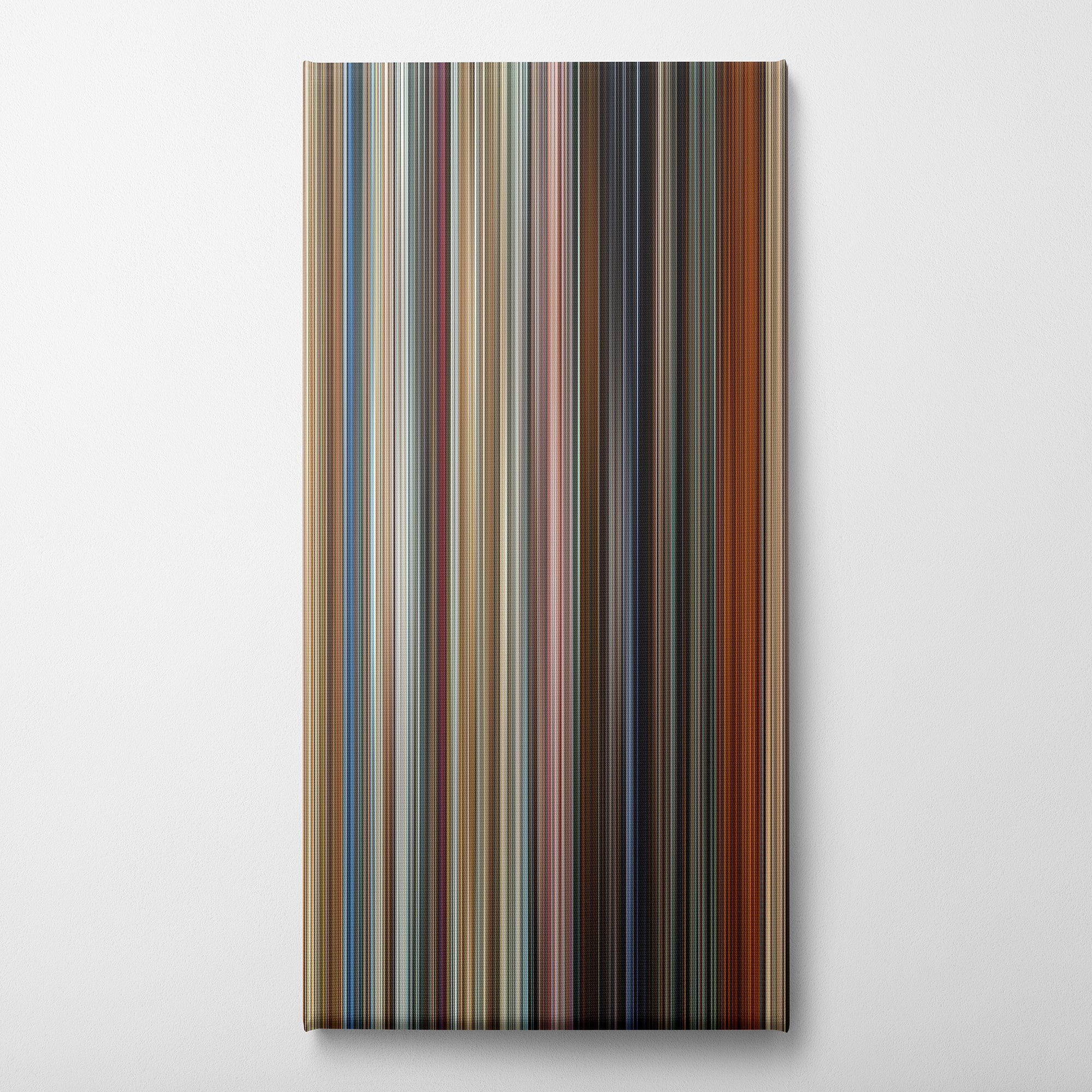 MacGruber (2010) CineSpectrum Color Spectrum Canvas Print - Vertical on Wall