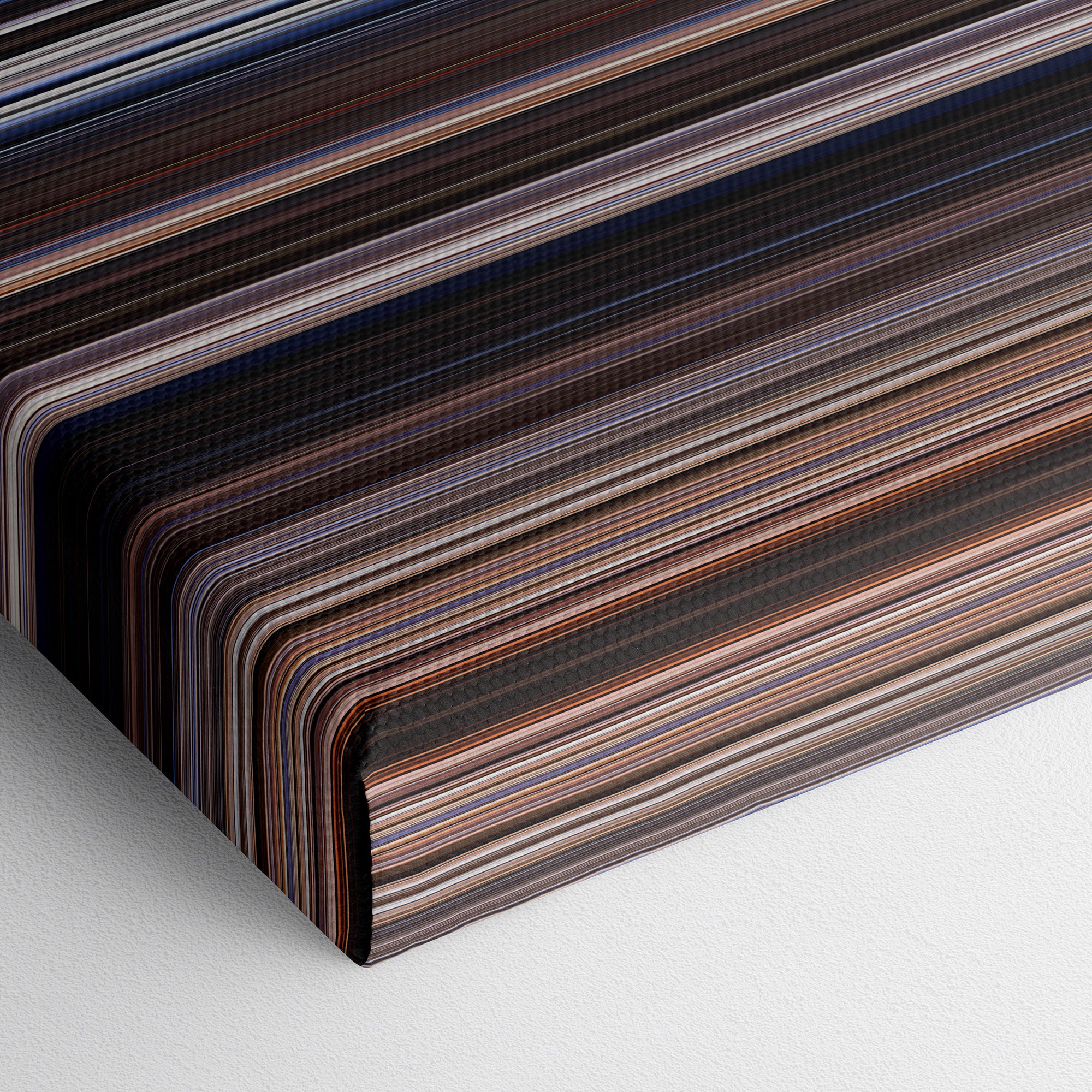 Mad Max Beyond Thunderdome (1985) CineSpectrum Color Spectrum Canvas Print - Close Up of Bottom of Print