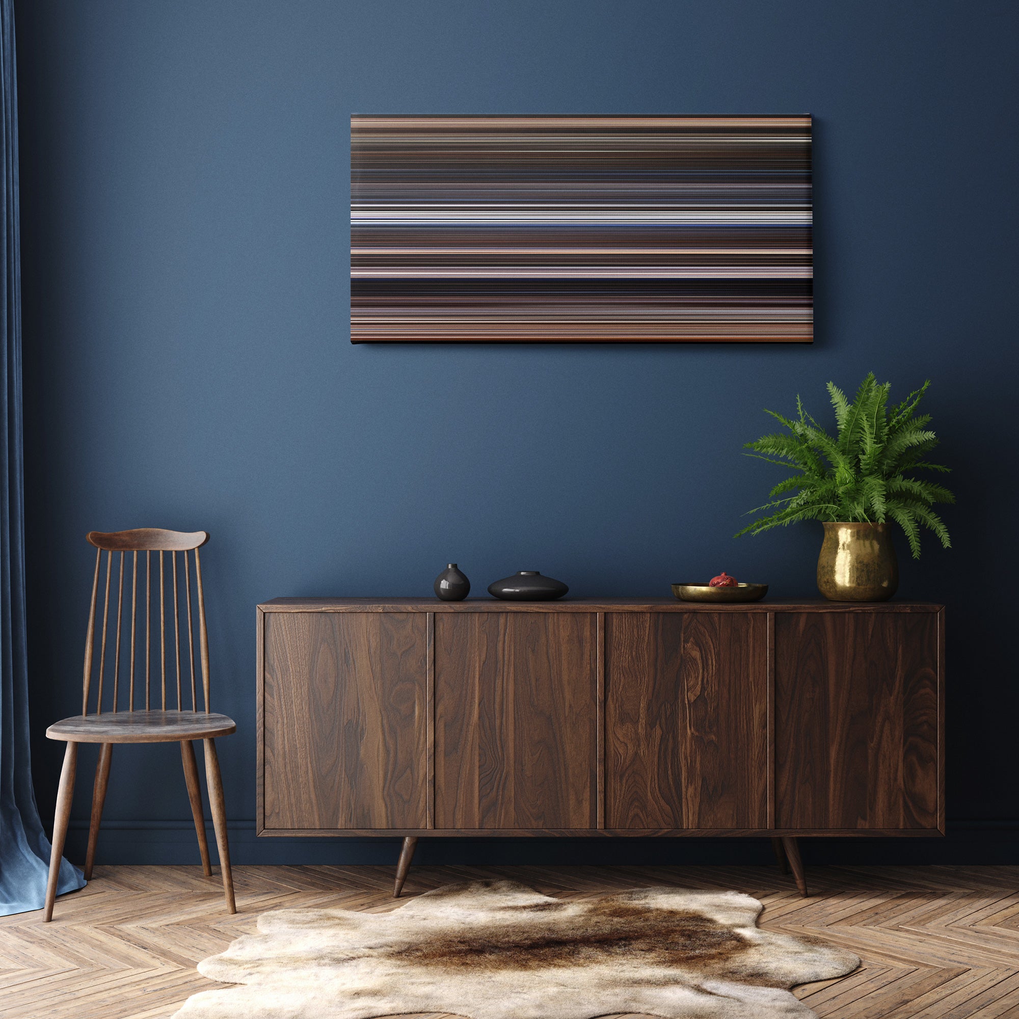 Mad Max Beyond Thunderdome (1985) CineSpectrum Color Spectrum Canvas Print - Hanging Horizontal on Wall in Room