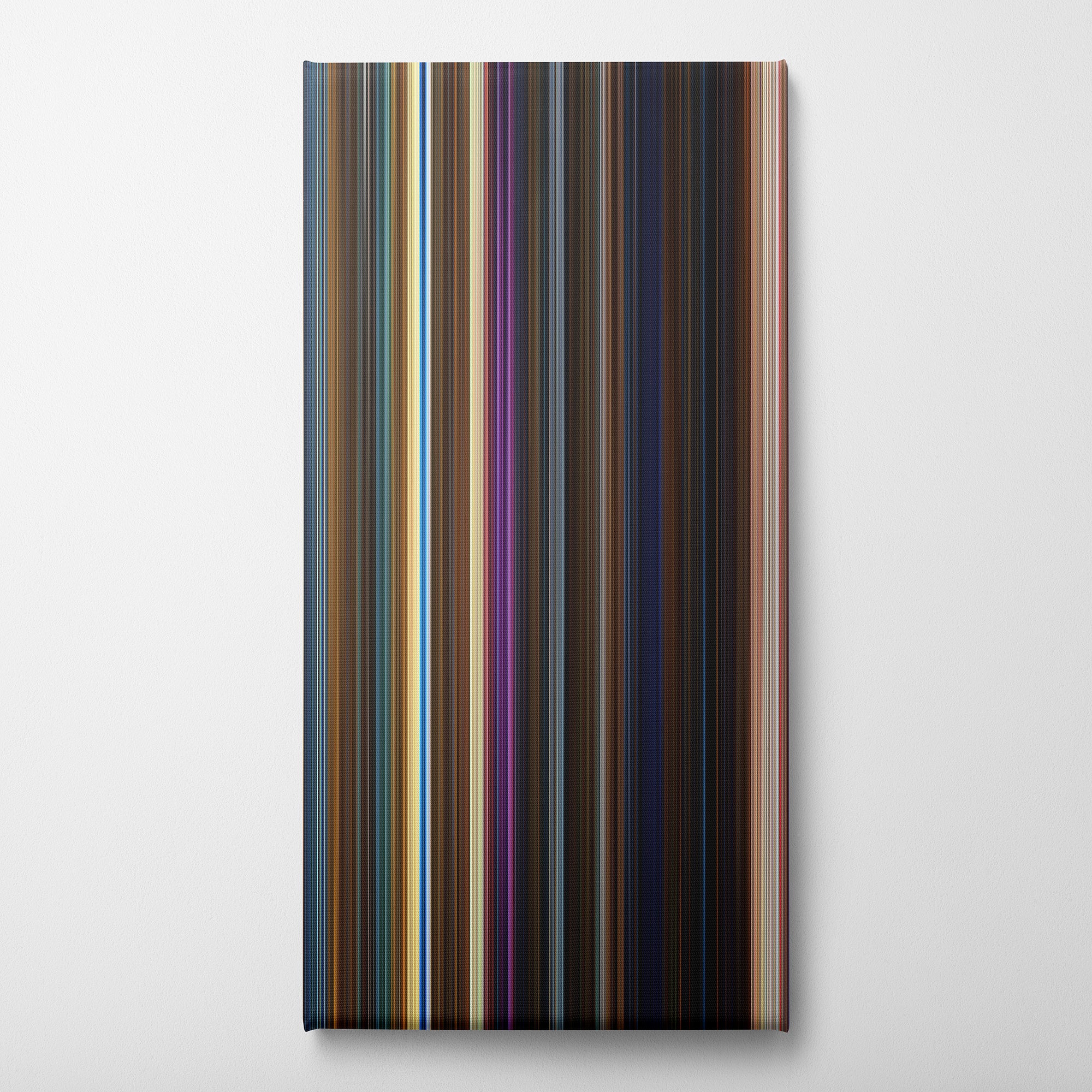 Mary Poppins Returns (2018) CineSpectrum Color Spectrum Canvas Print - Vertical on Wall