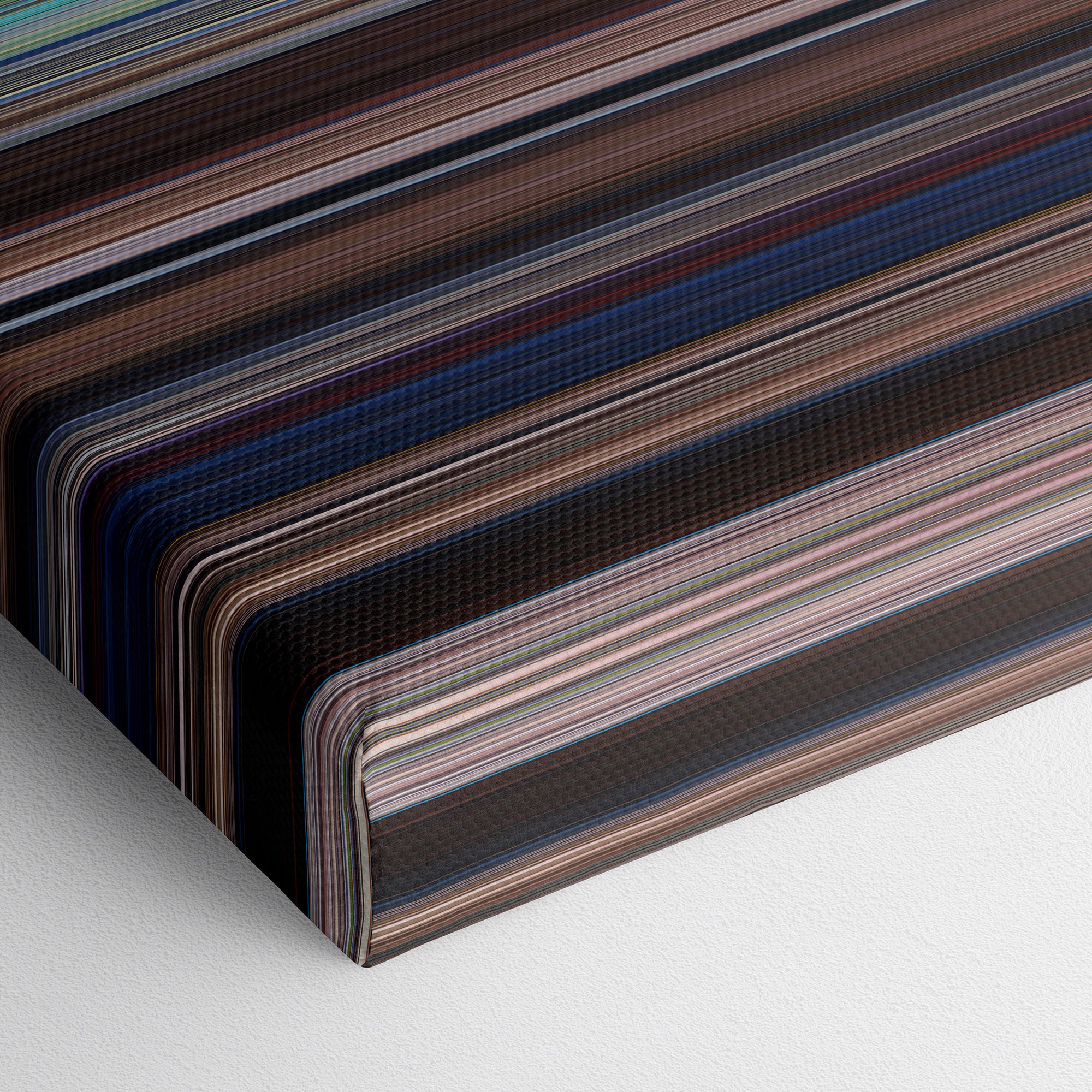 Mary Poppins (1964) CineSpectrum Color Spectrum Canvas Print - Close Up of Bottom of Print