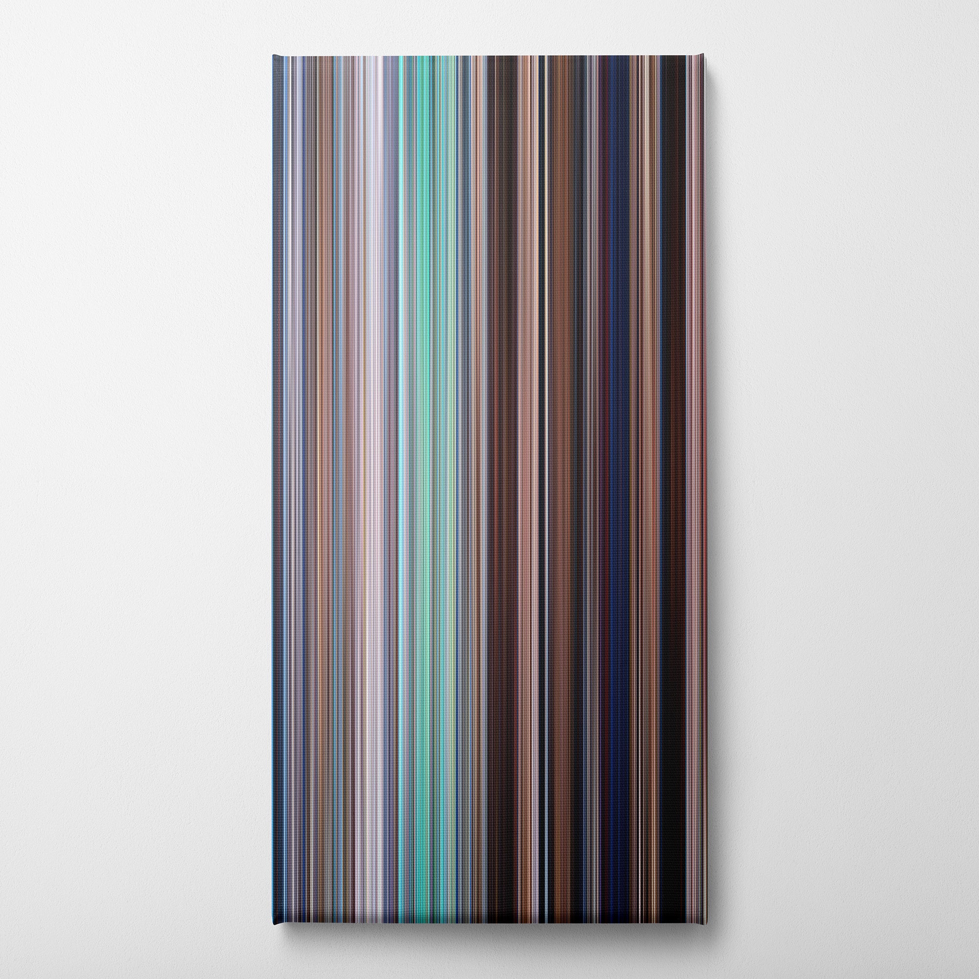 Mary Poppins (1964) CineSpectrum Color Spectrum Canvas Print - Vertical on Wall