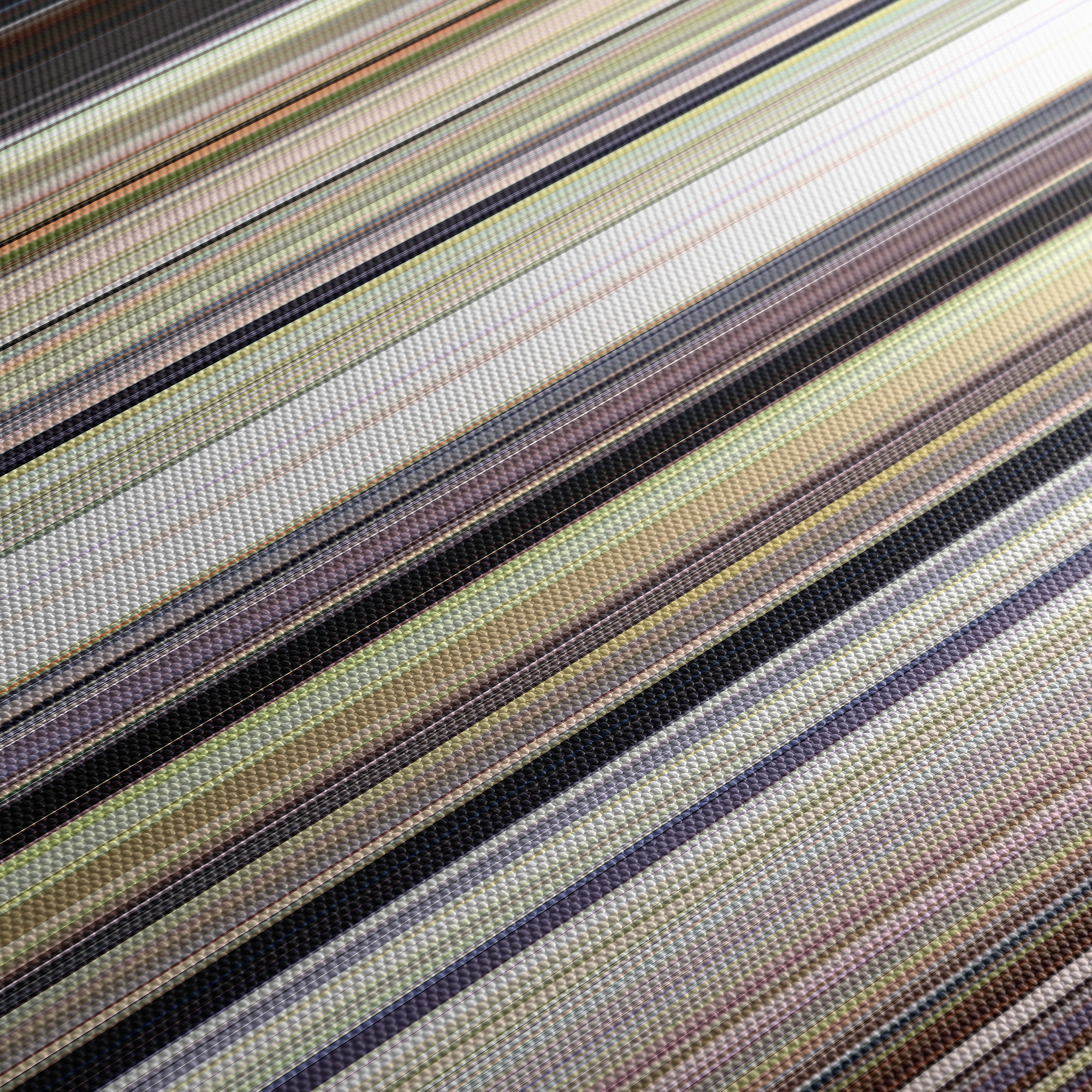 Midsommar (2019) CineSpectrum Color Spectrum Canvas Print - Close Up of Middle of Print