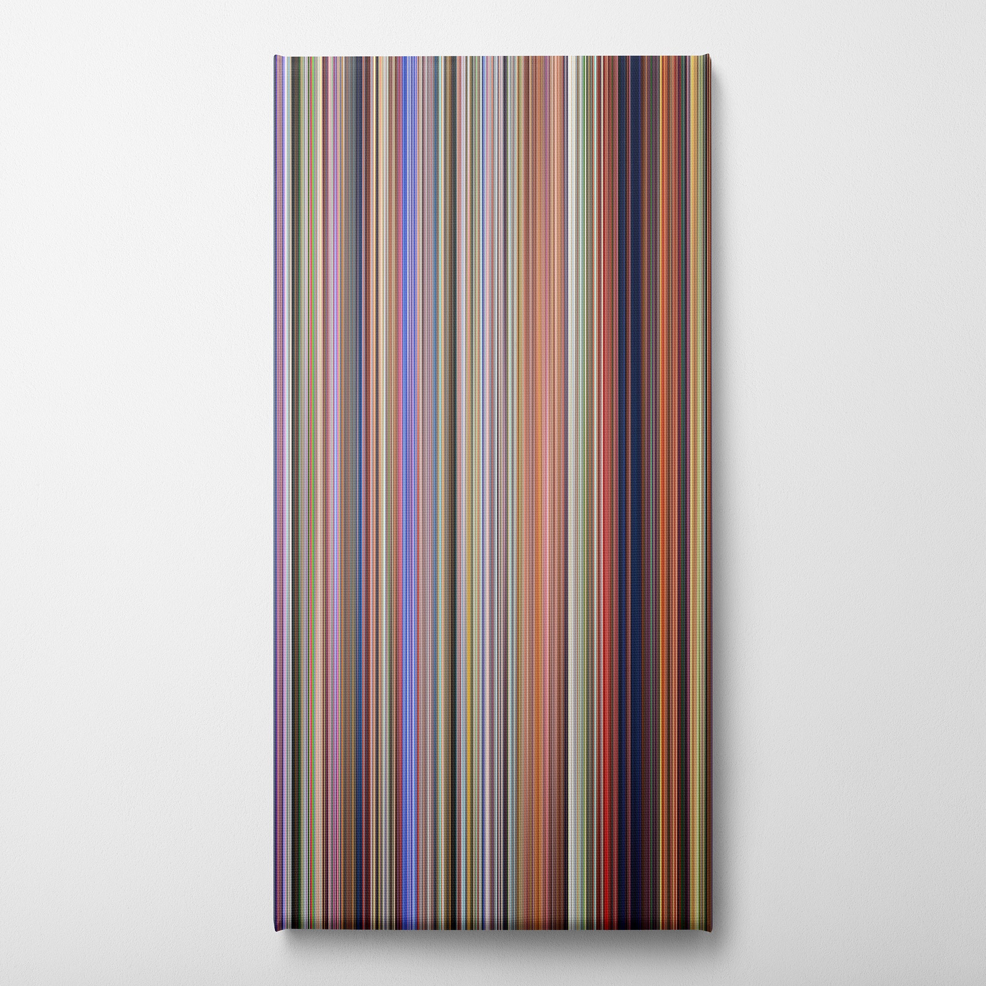 Minions - The Rise of Gru (2022) CineSpectrum Color Spectrum Canvas Print - Vertical on Wall