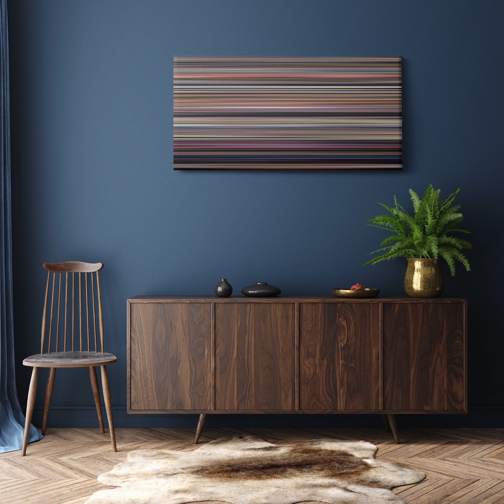 Miss Congeniality 2 - Armed & Fabulous (2005) CineSpectrum Color Spectrum Canvas Print - Hanging Horizontal on Wall in Room