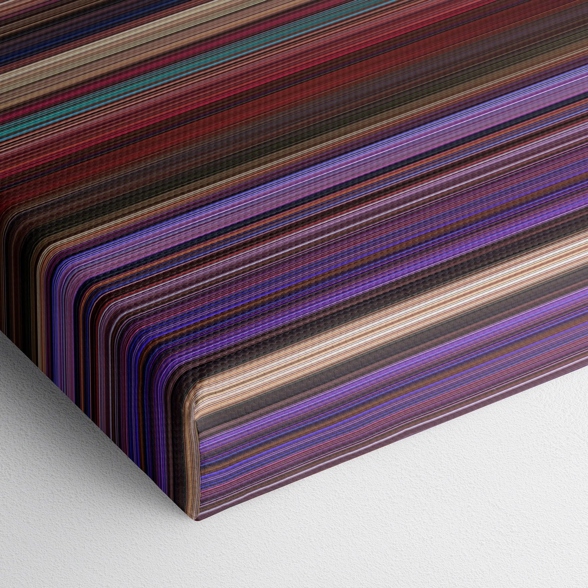 Miss Congeniality (2000) CineSpectrum Color Spectrum Canvas Print - Close Up of Bottom of Print