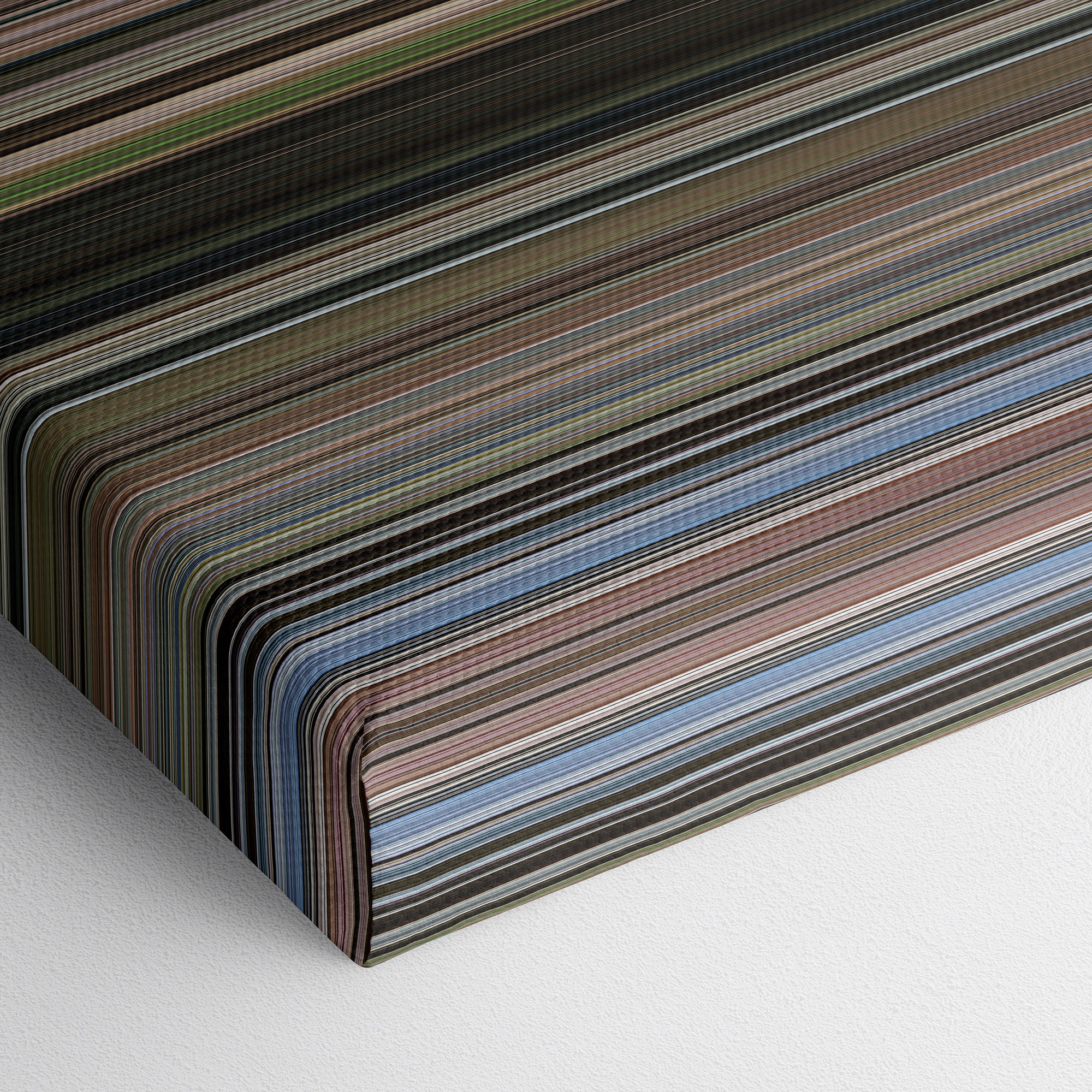 Mission Impossible - Fallout (2018) CineSpectrum Color Spectrum Canvas Print - Close Up of Bottom of Print