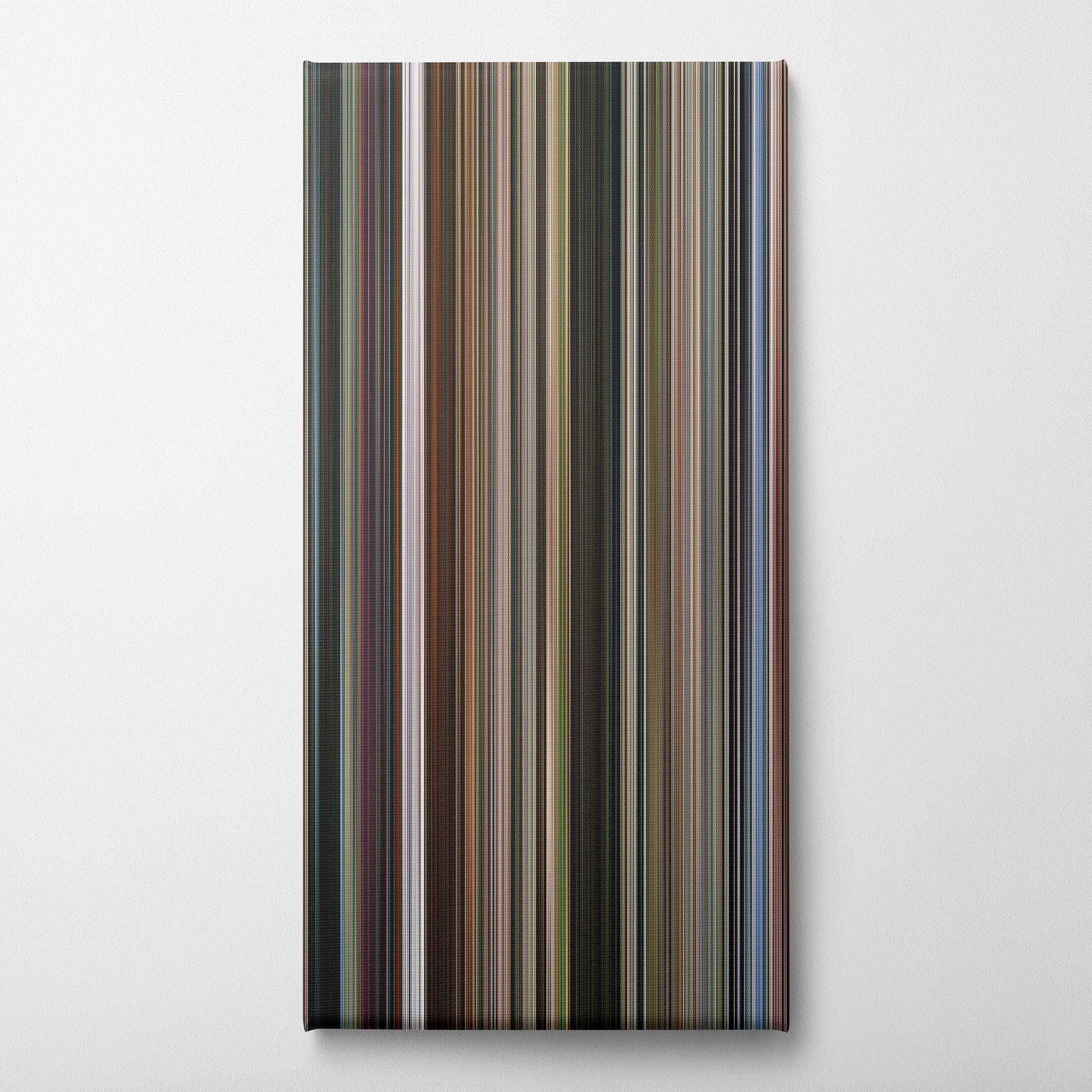 Mission Impossible - Fallout (2018) CineSpectrum Color Spectrum Canvas Print - Vertical on Wall