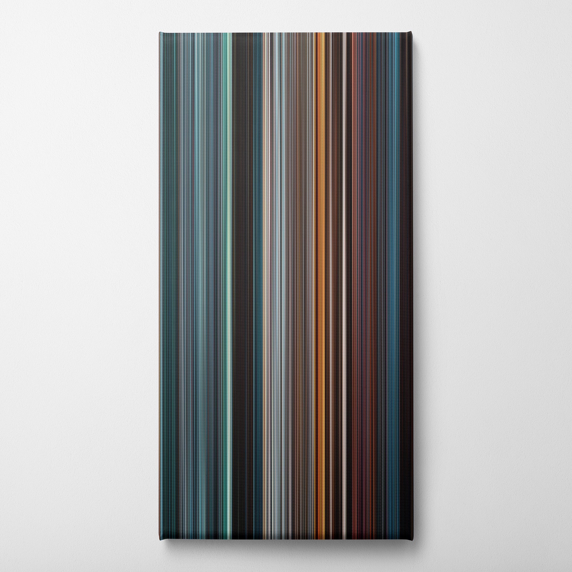 Mission Impossible - Ghost Protocol (2011) CineSpectrum Color Spectrum Canvas Print - Vertical on Wall