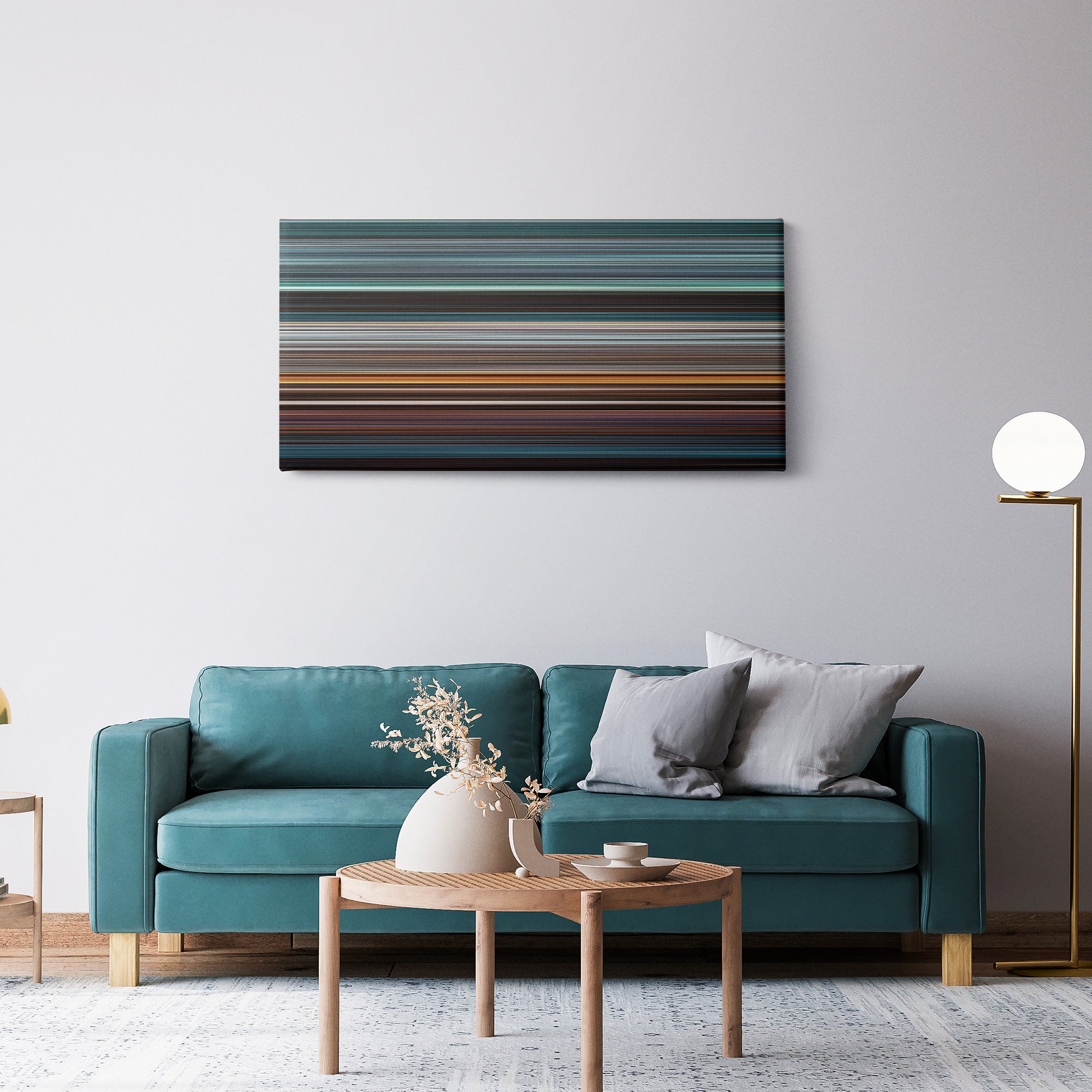 Mission Impossible - Ghost Protocol (2011) CineSpectrum Color Spectrum Canvas Print - Hanging Horizontal on Wall in Room