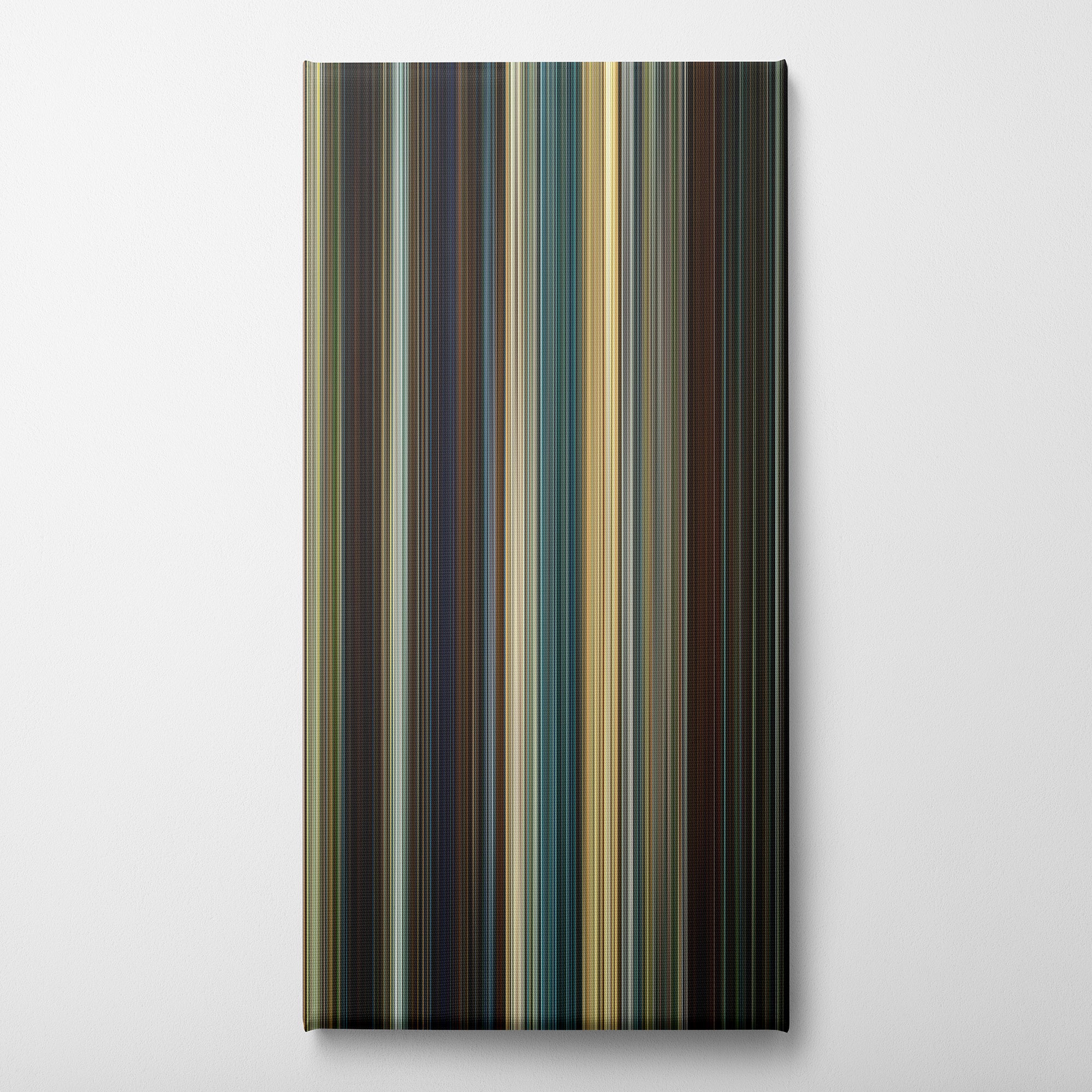 Mission Impossible - Rogue Nation (2015) CineSpectrum Color Spectrum Canvas Print - Vertical on Wall