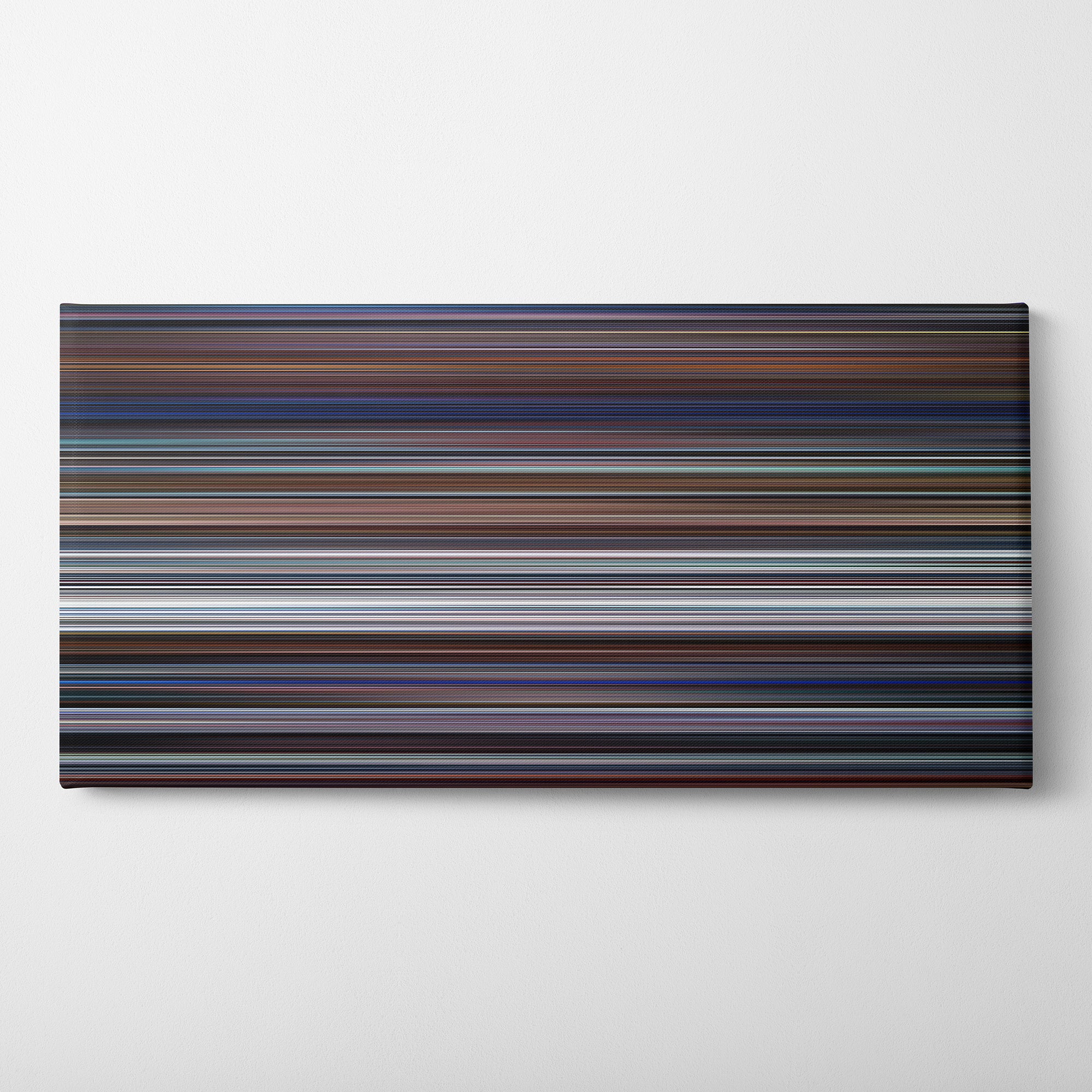 Mission Impossible (1996) CineSpectrum Color Spectrum Canvas Print - Horizontal on Wall