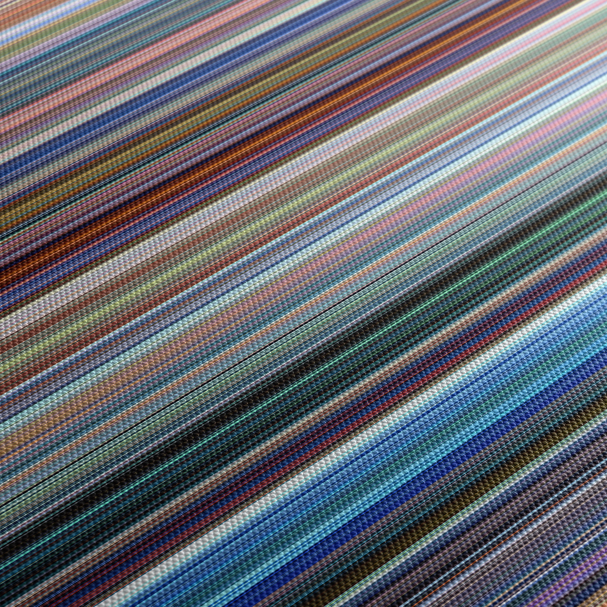 Monsters Inc (2001) CineSpectrum Color Spectrum Canvas Print - Close Up of Middle of Print