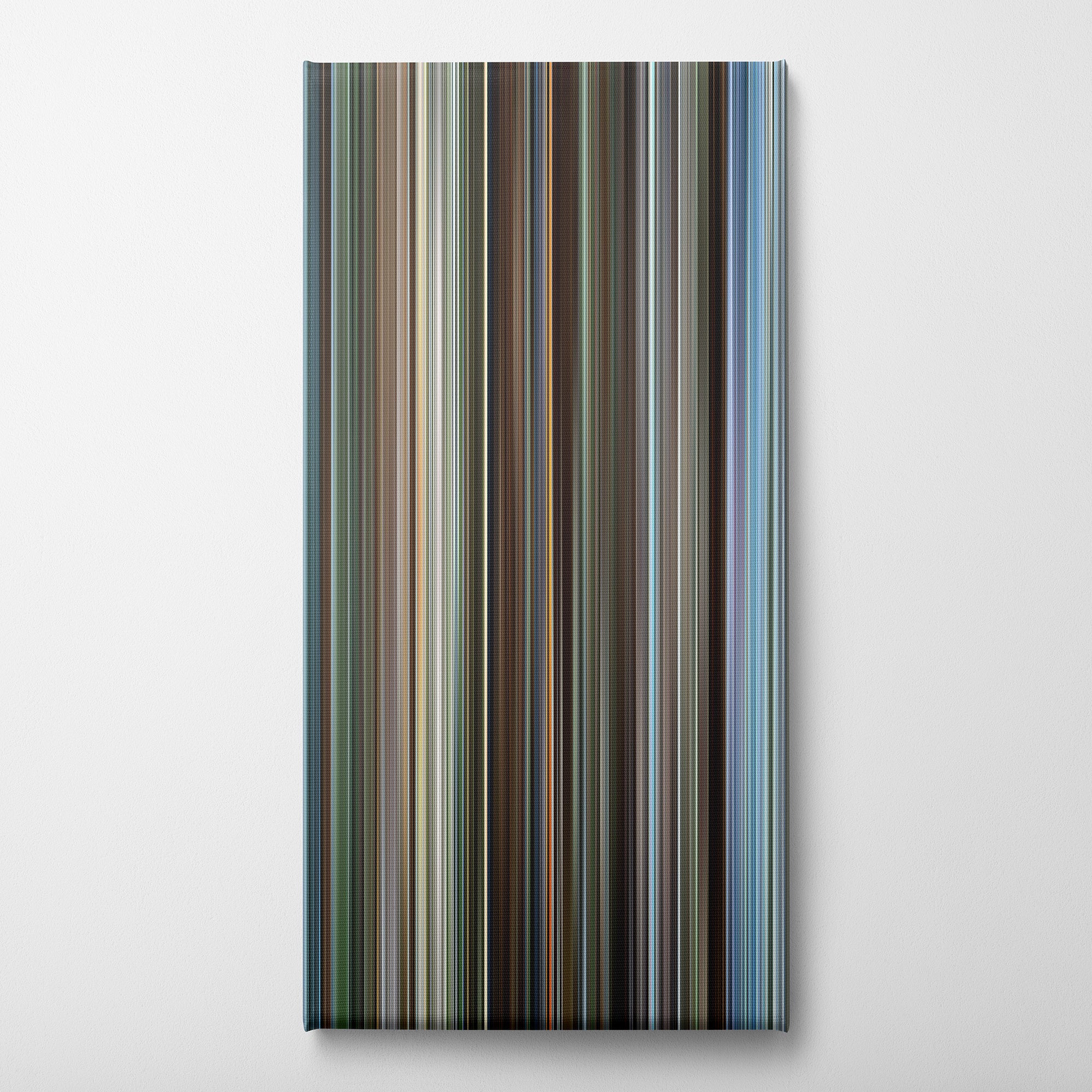 Monty Python and the Holy Grail (1975) CineSpectrum Color Spectrum Canvas Print - Vertical on Wall