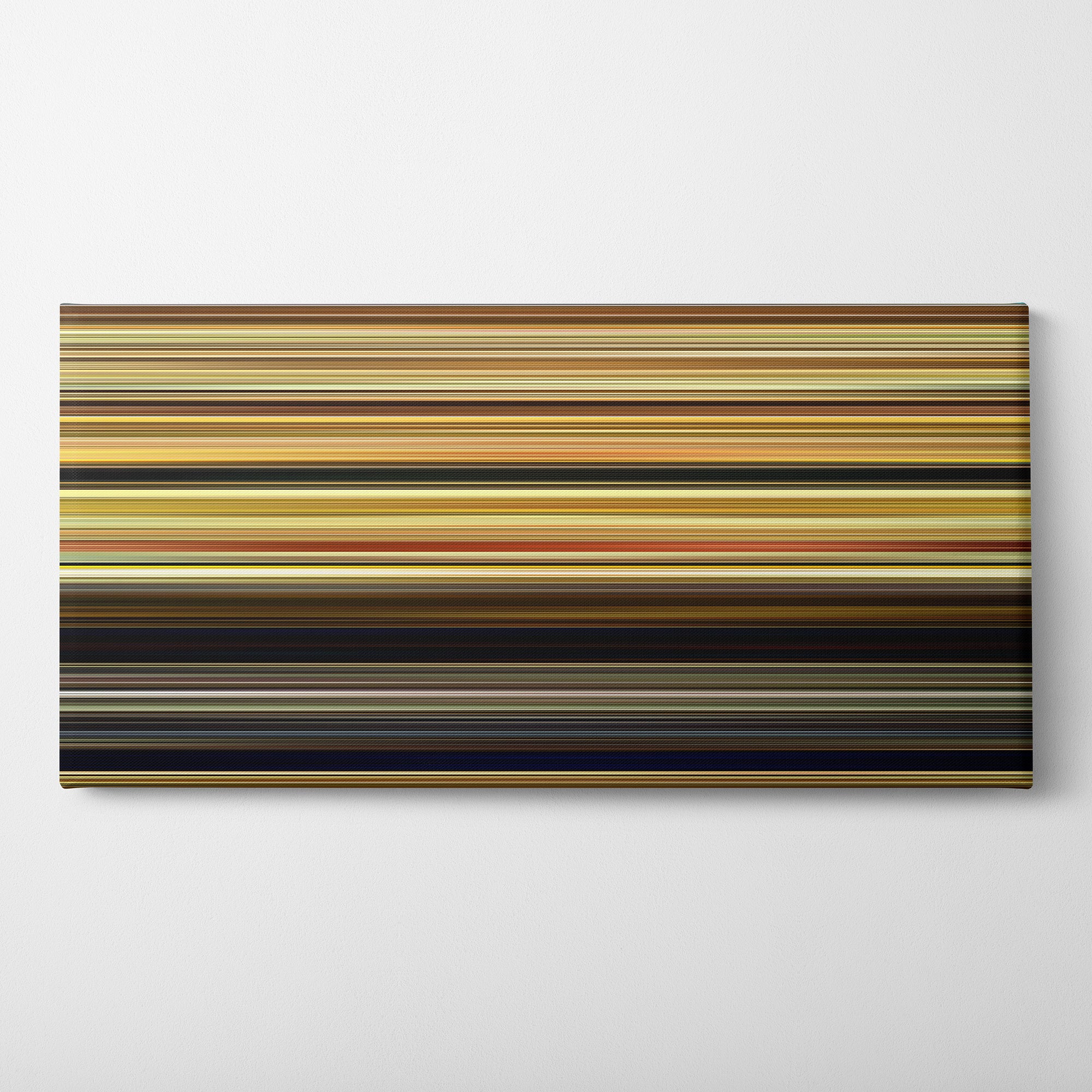 Moonrise Kingdom (2012) CineSpectrum Color Spectrum Canvas Print - Horizontal on Wall