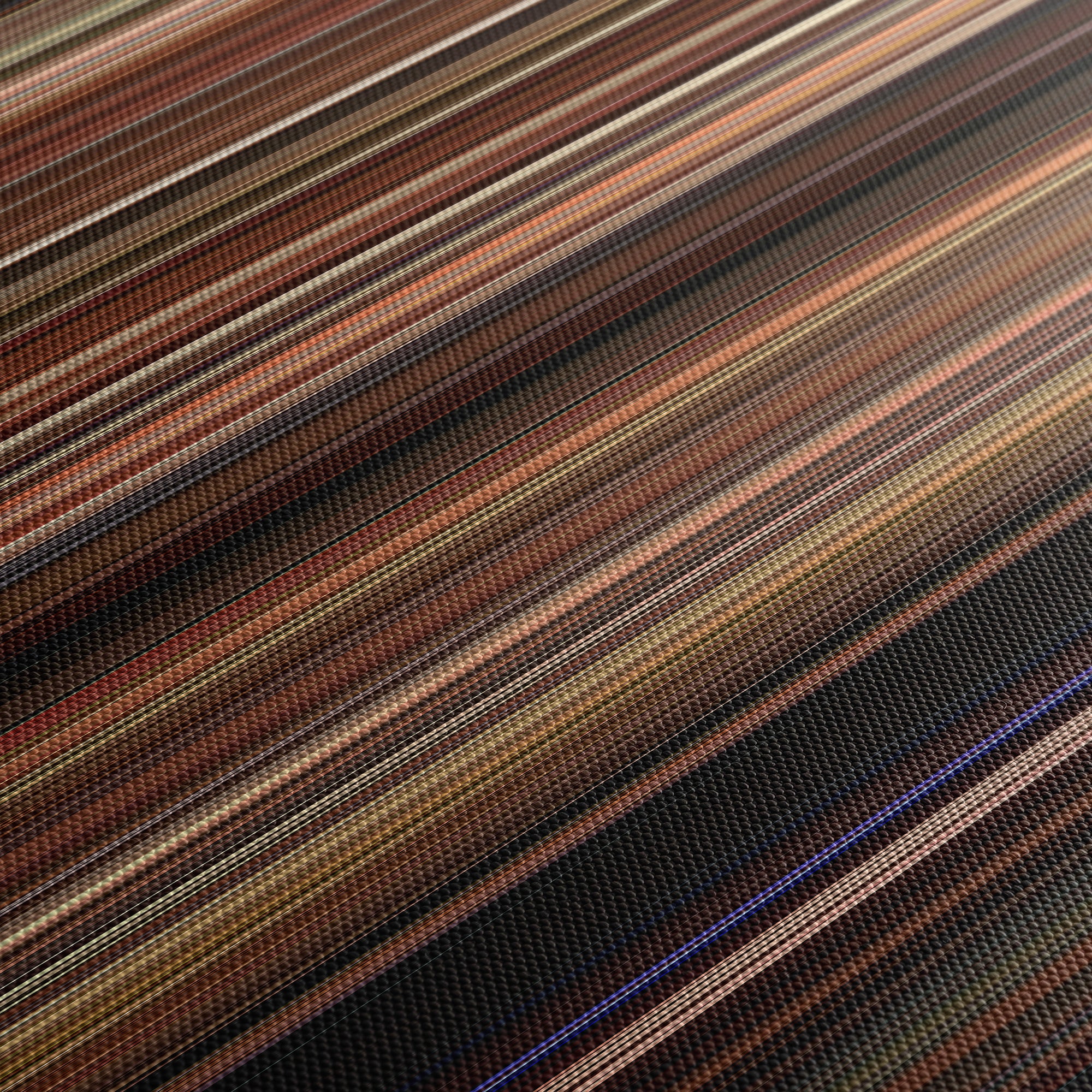 Mulholland Drive (2001) CineSpectrum Color Spectrum Canvas Print - Close Up of Middle of Print