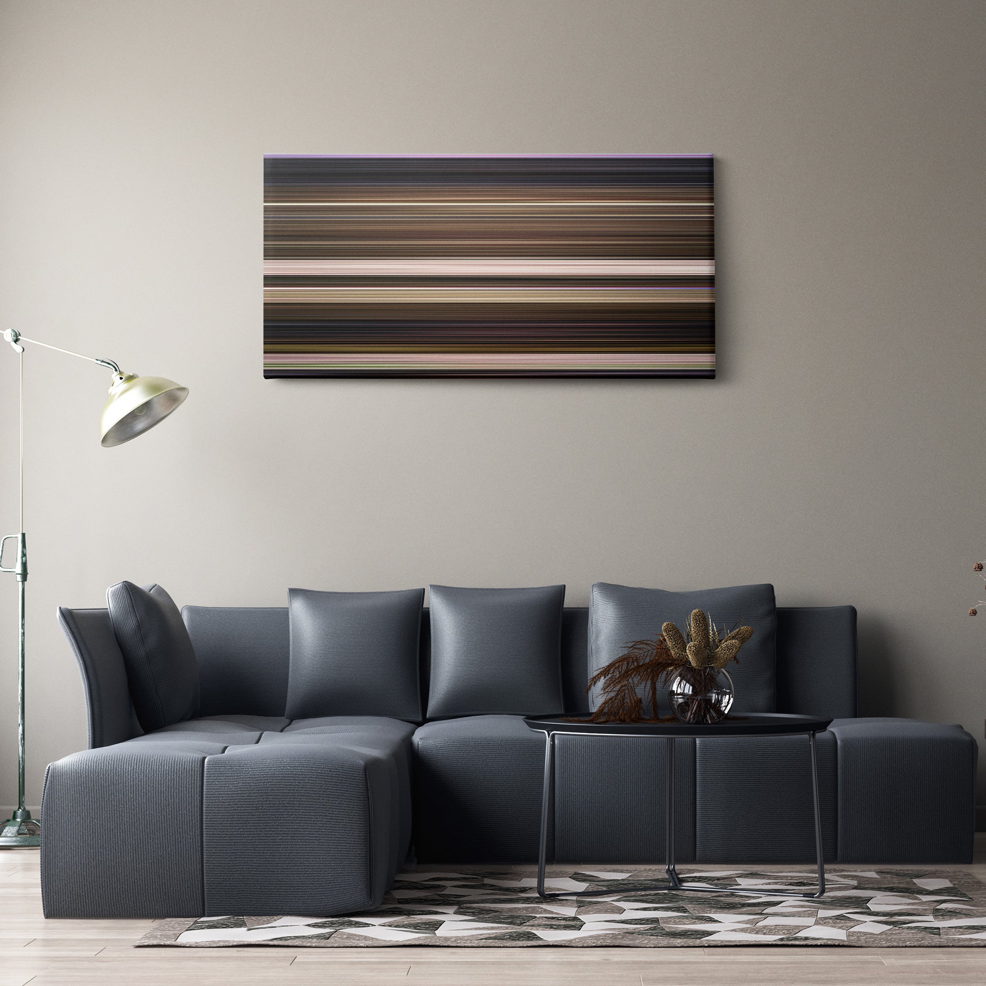 My Fair Lady (1964) CineSpectrum Color Spectrum Canvas Print - Hanging Horizontal on Wall in Room